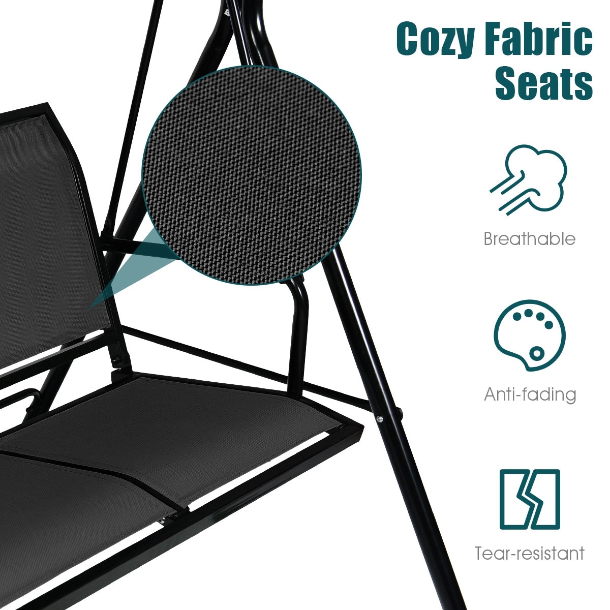CASAINC WF-OP70492BK-LA Swing-Gliders - View #8