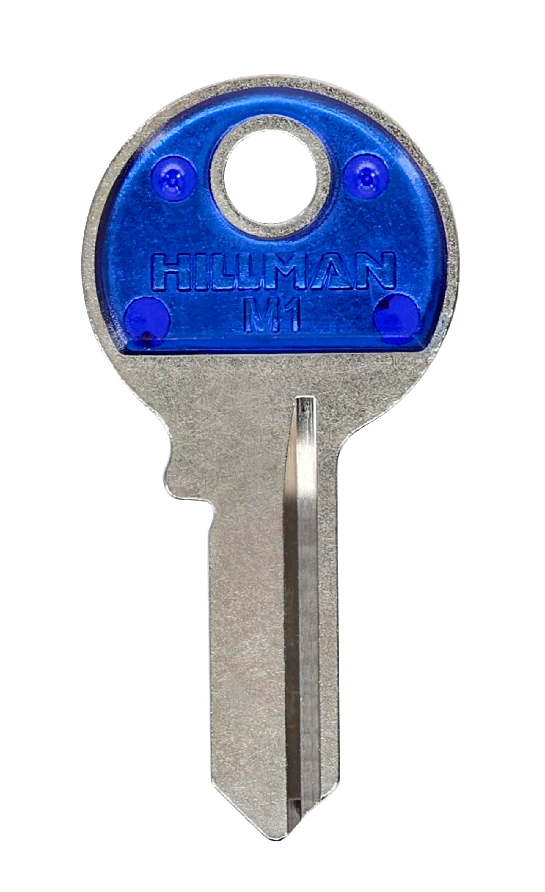 Minute Key 9986994 Blue #69 Brass Padlock Key Blank