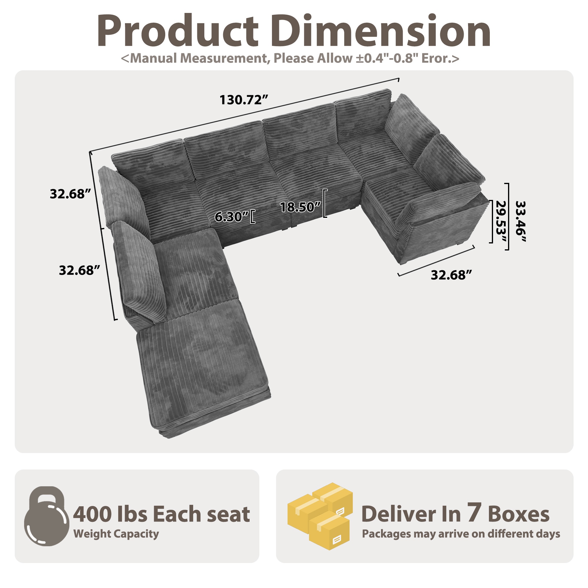 Caodoc L5-GYO707-4 Sofas-Loveseats - View #2