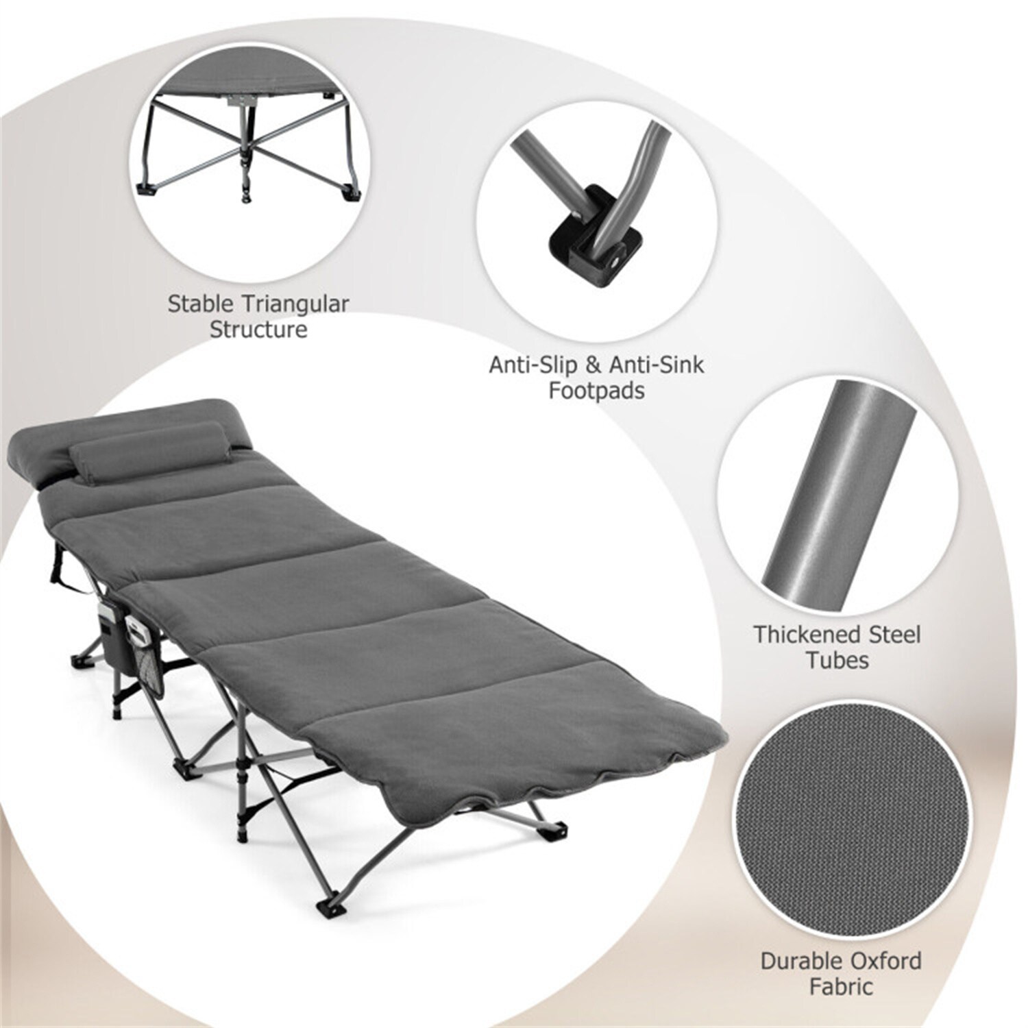 BABOOM BOM-10453GR-CO Beach-Camping-Chairs - View #6