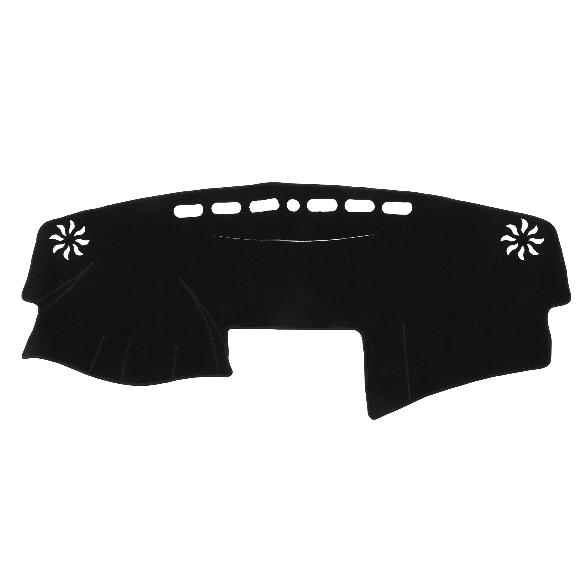 Unique Bargains Dashboard Cover Compatible for Toyota Camry 2007-2011 Non-slip Polyester Black Dash Cover Mat Dash Board Protector Cover