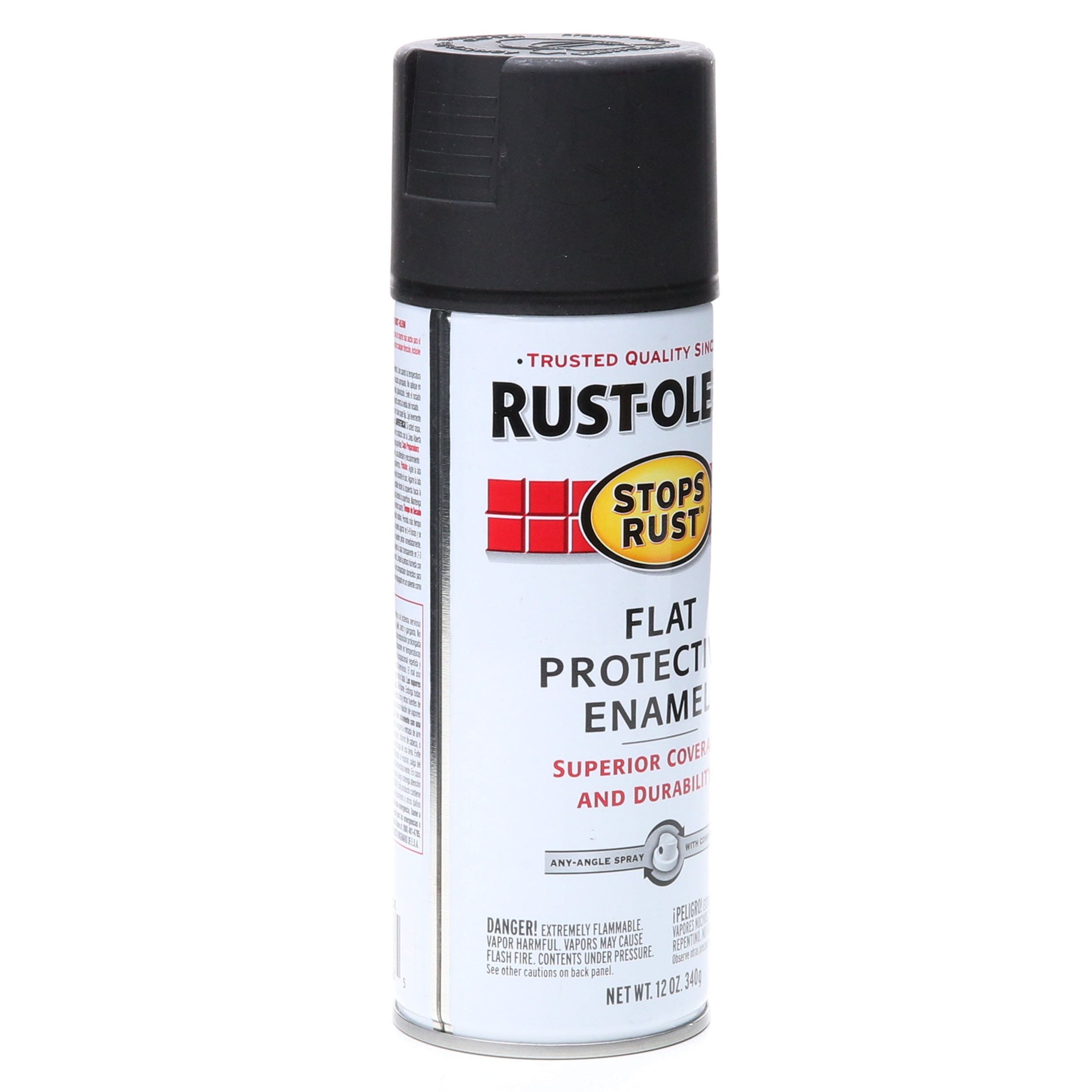 flat protective enamel spray paint