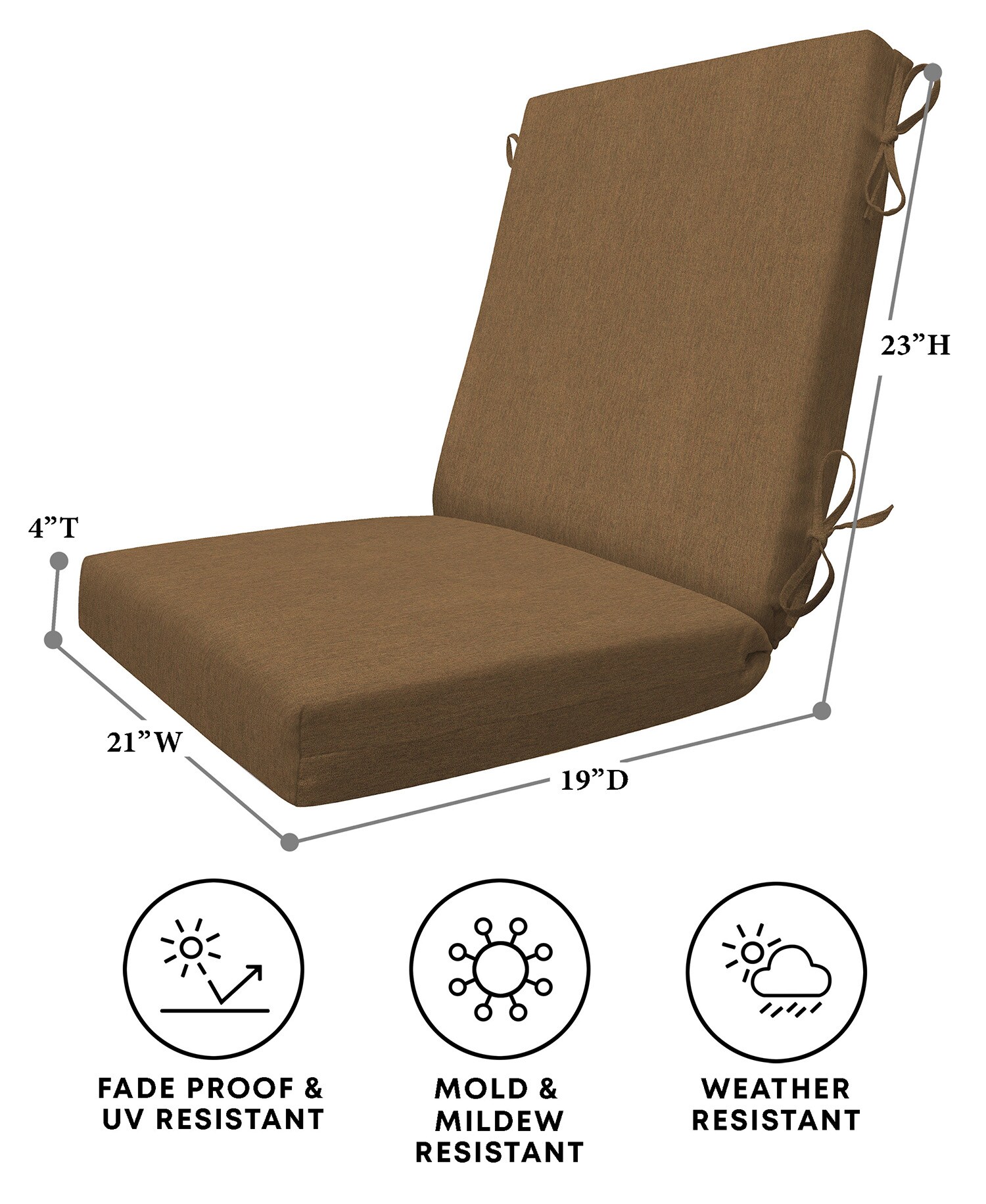 Sunbrella 21106S-101Z118 Patio-Furniture-Cushions - View #4