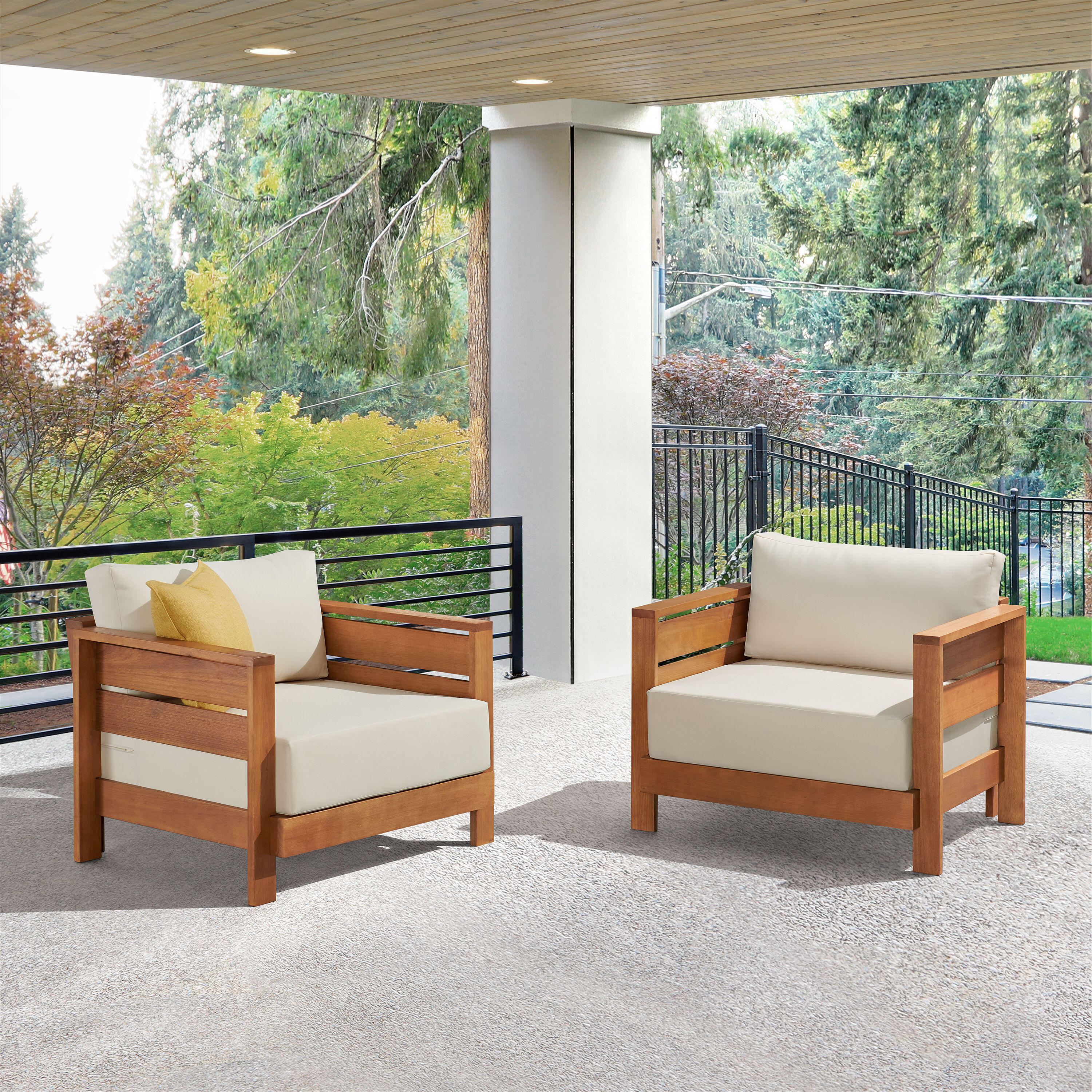 Alaterre Furniture 80-OUTD-WD-CH-SET1 Patio-Chairs - View #2