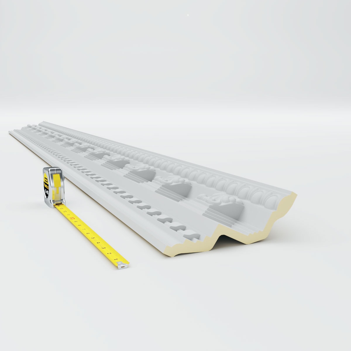 Stockport 94.5" White Polyurethane Crown Moulding