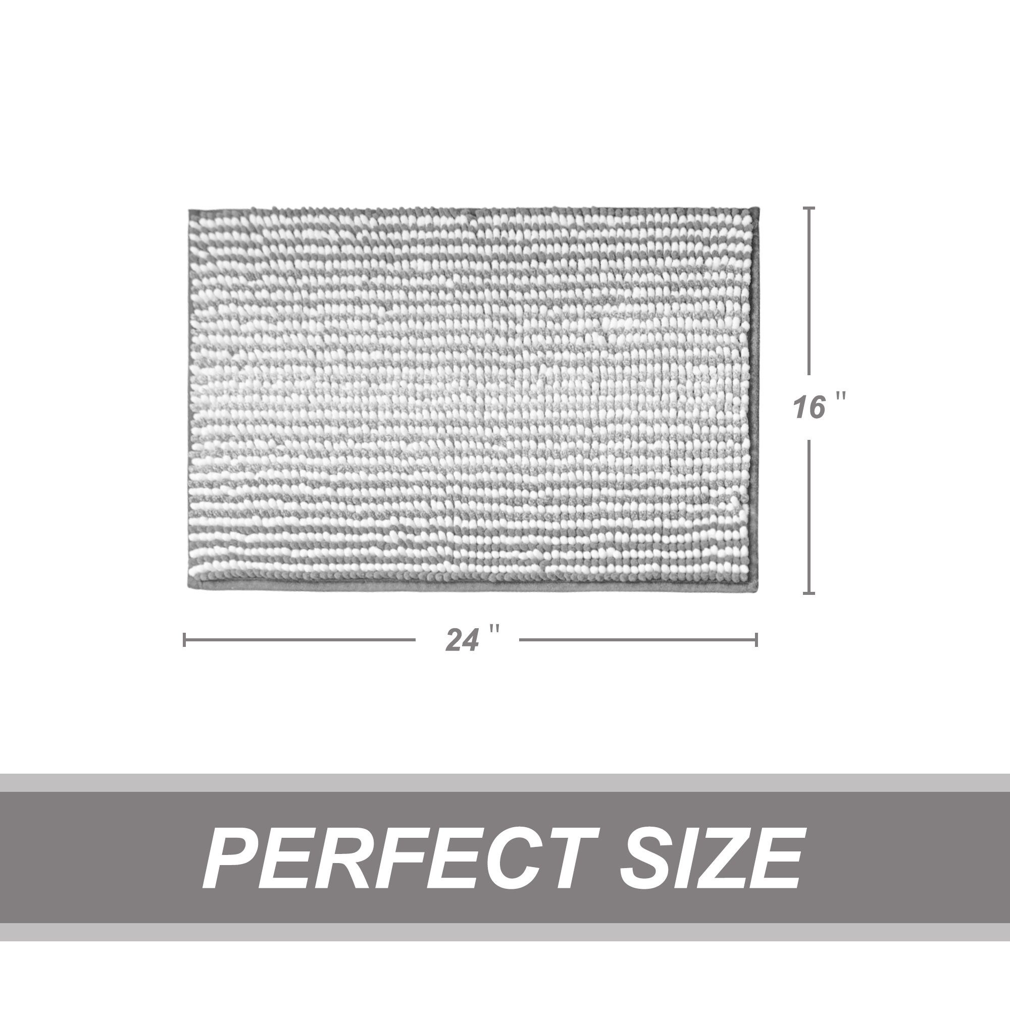 Awesome Home AWIN-JBDD-GY4060 Bath-Rugs - View #5
