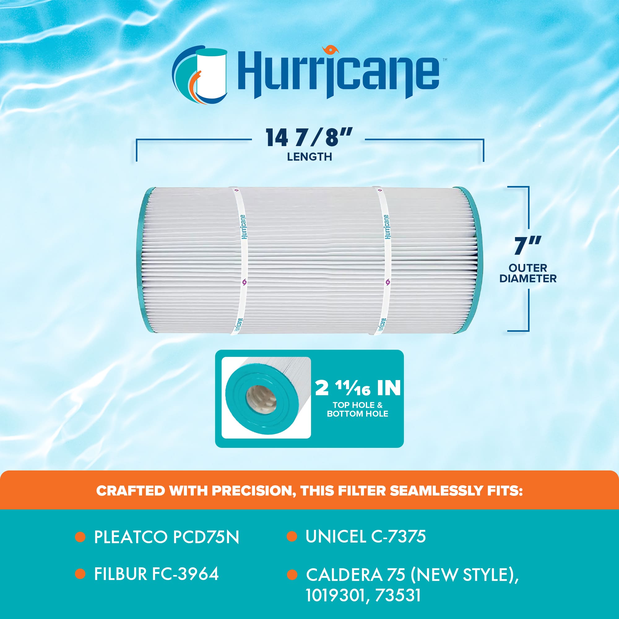 Hurricane 400443 Pool-Filter-Skim-Sys-Parts - View #3