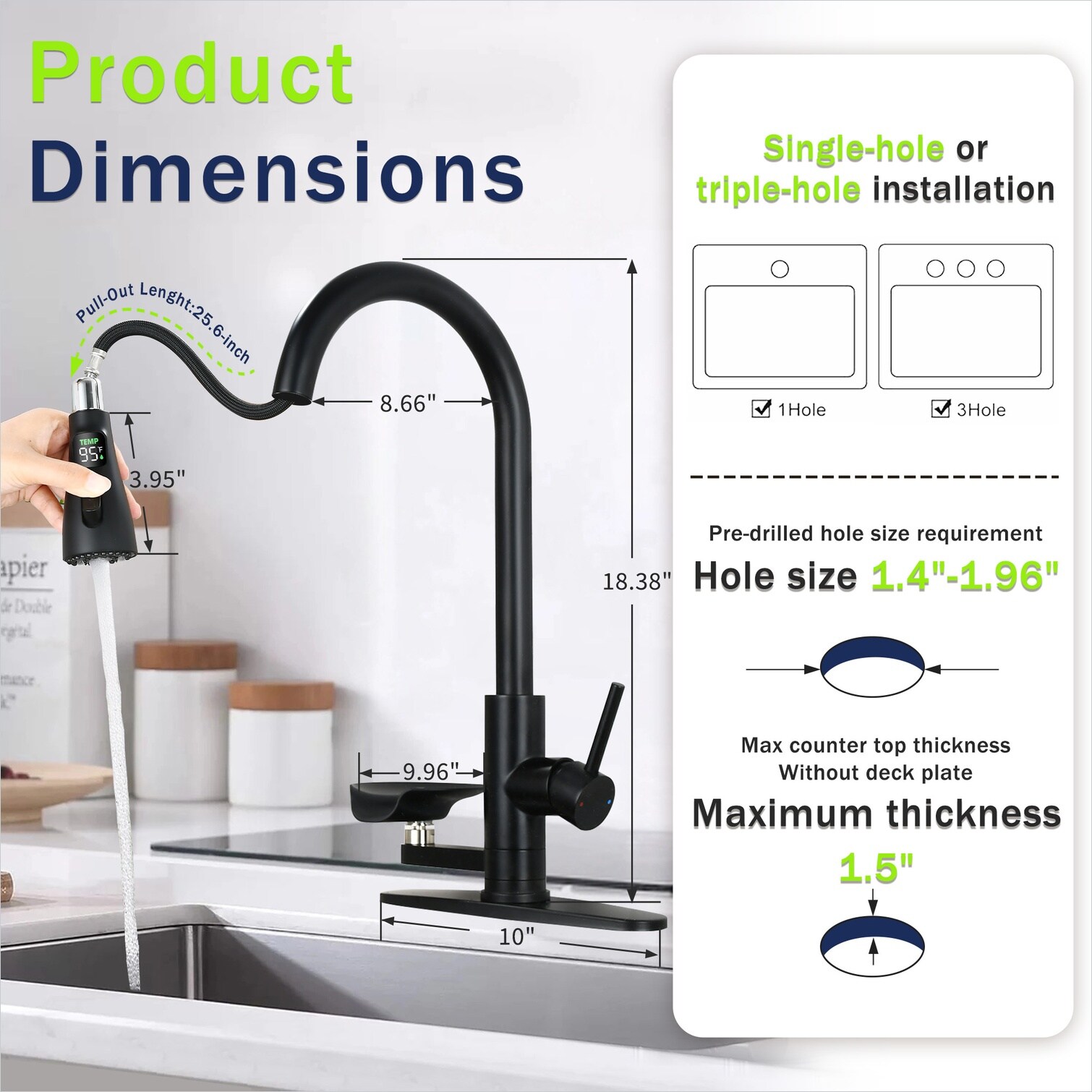 Naturefalls E14F4JH0YTB6 Kitchen-Faucets - View #2