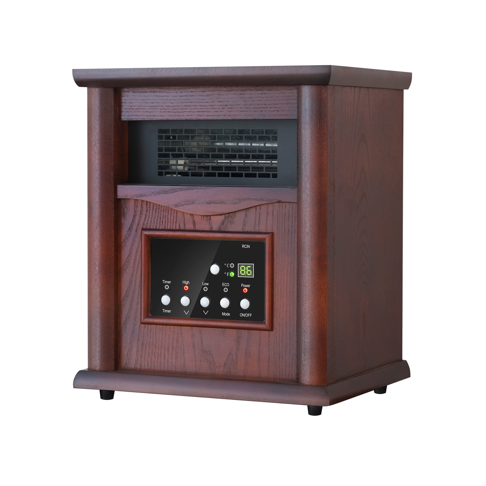 IHOMEadore 1500 -Watt Infrared Flat panel Indoor Electric Space Heater with Thermostat with Remote