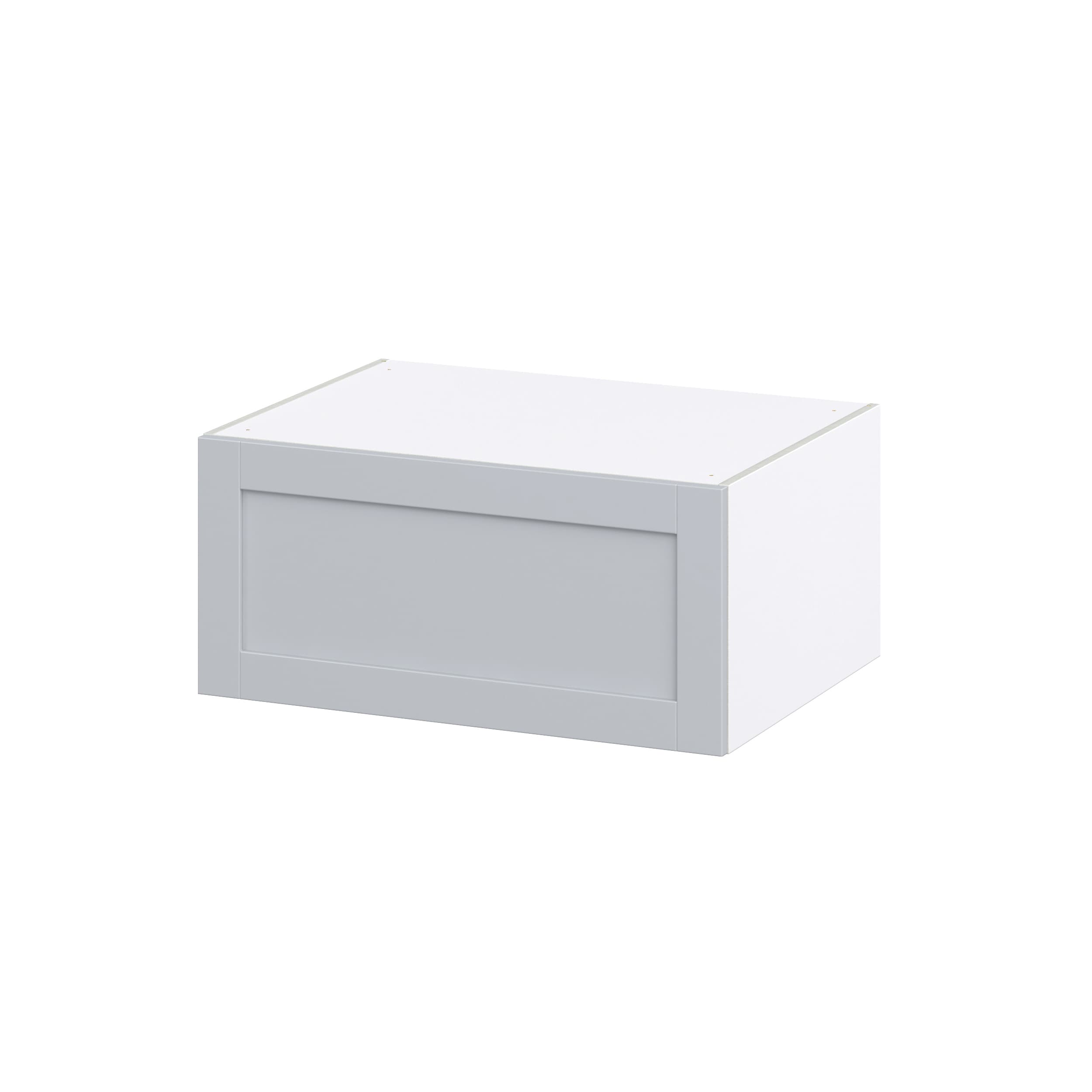 Hugo&Borg DSWLU331524-CH Charlesberg 33-in W x 15-in H x 24-in D Light Gray Wall Fully assembled Cabinet (Recessed Panel Shaker)