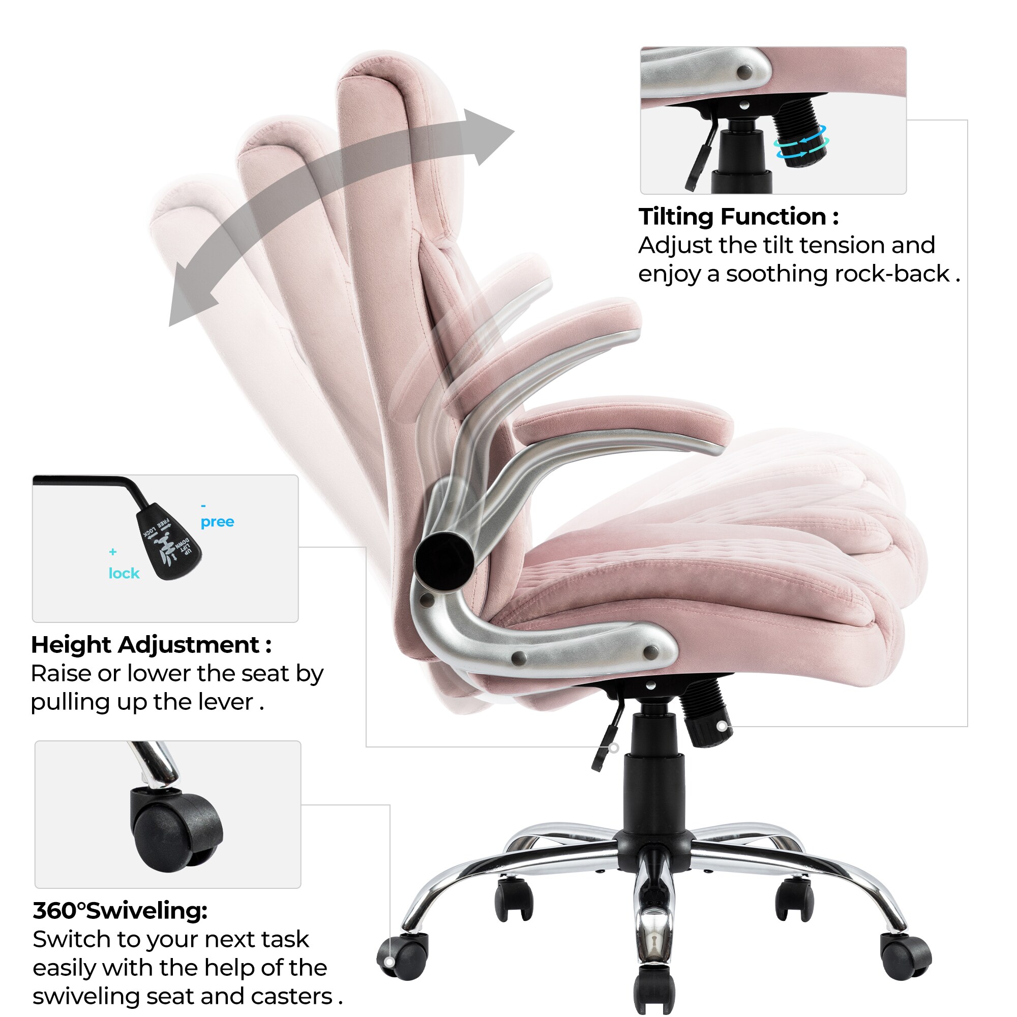 WELLFOR TRX-159AM Office-Chairs - View #4