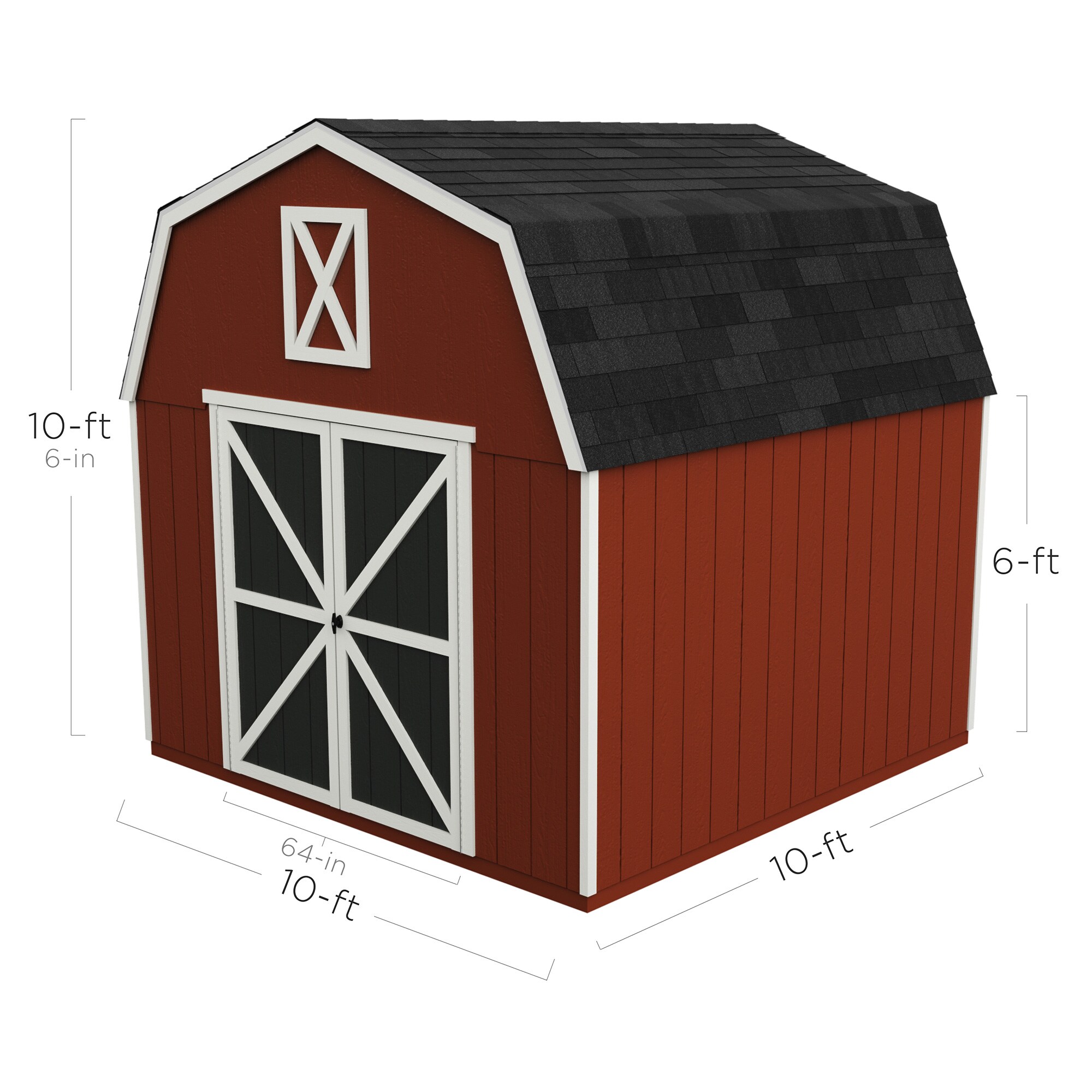 Heartland 195570 Wood-Storage-Buildings - View #2