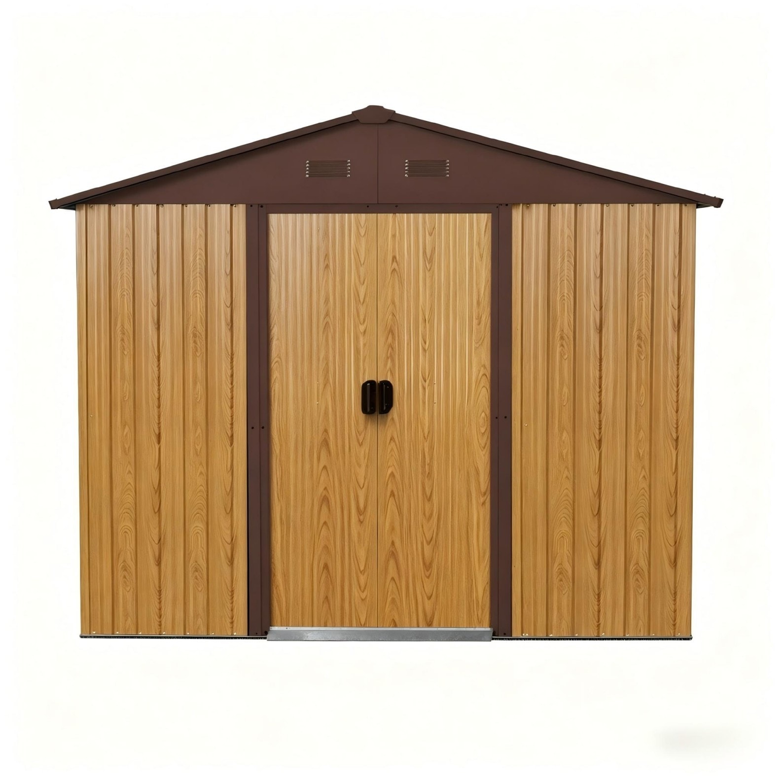 WELLFOR GGJS00384GY Metal-Storage-Buildings-Sheds - View #3