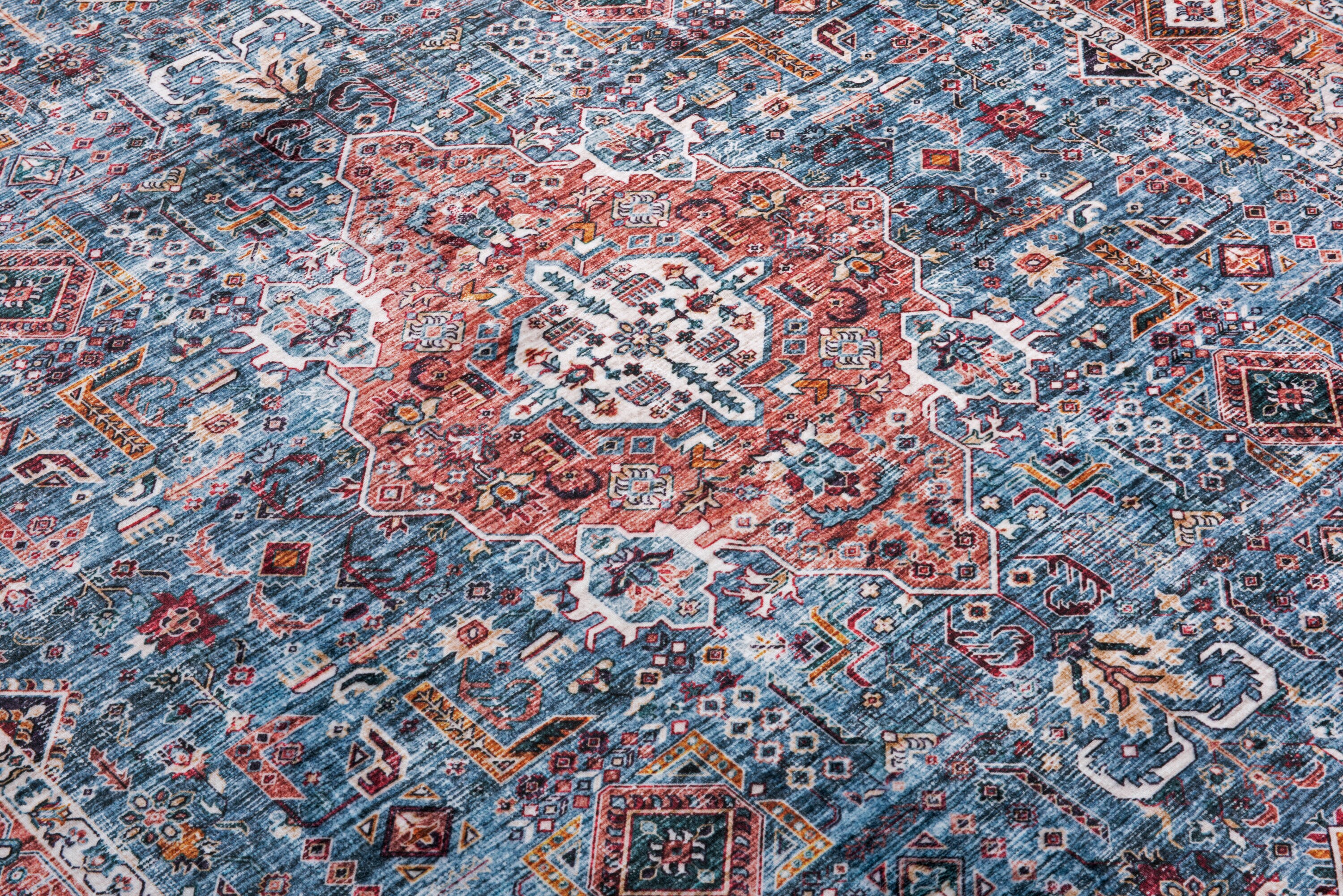 World Rug Gallery 7024BLUE5X7 rugs - View #9