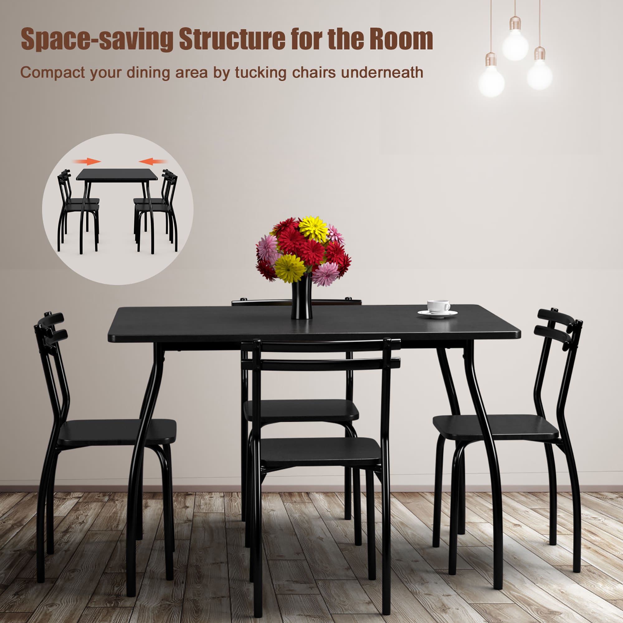Costway HW61393 Dining-Sets - View #4