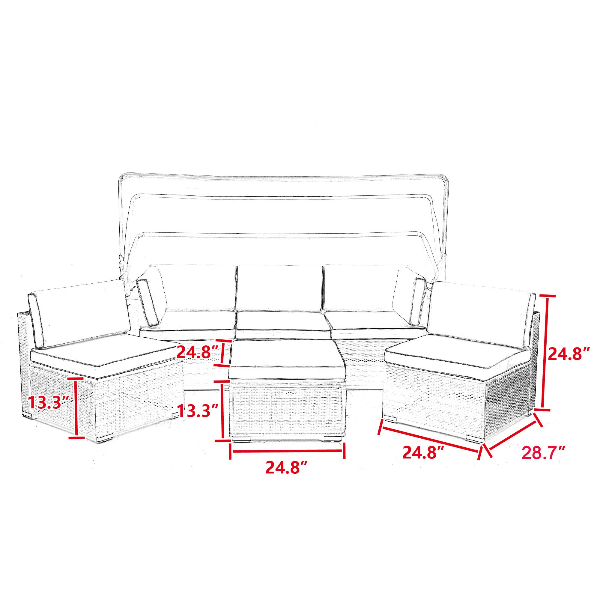 Bayfeve BF-0014HF Patio-Conversation-Sets - View #7