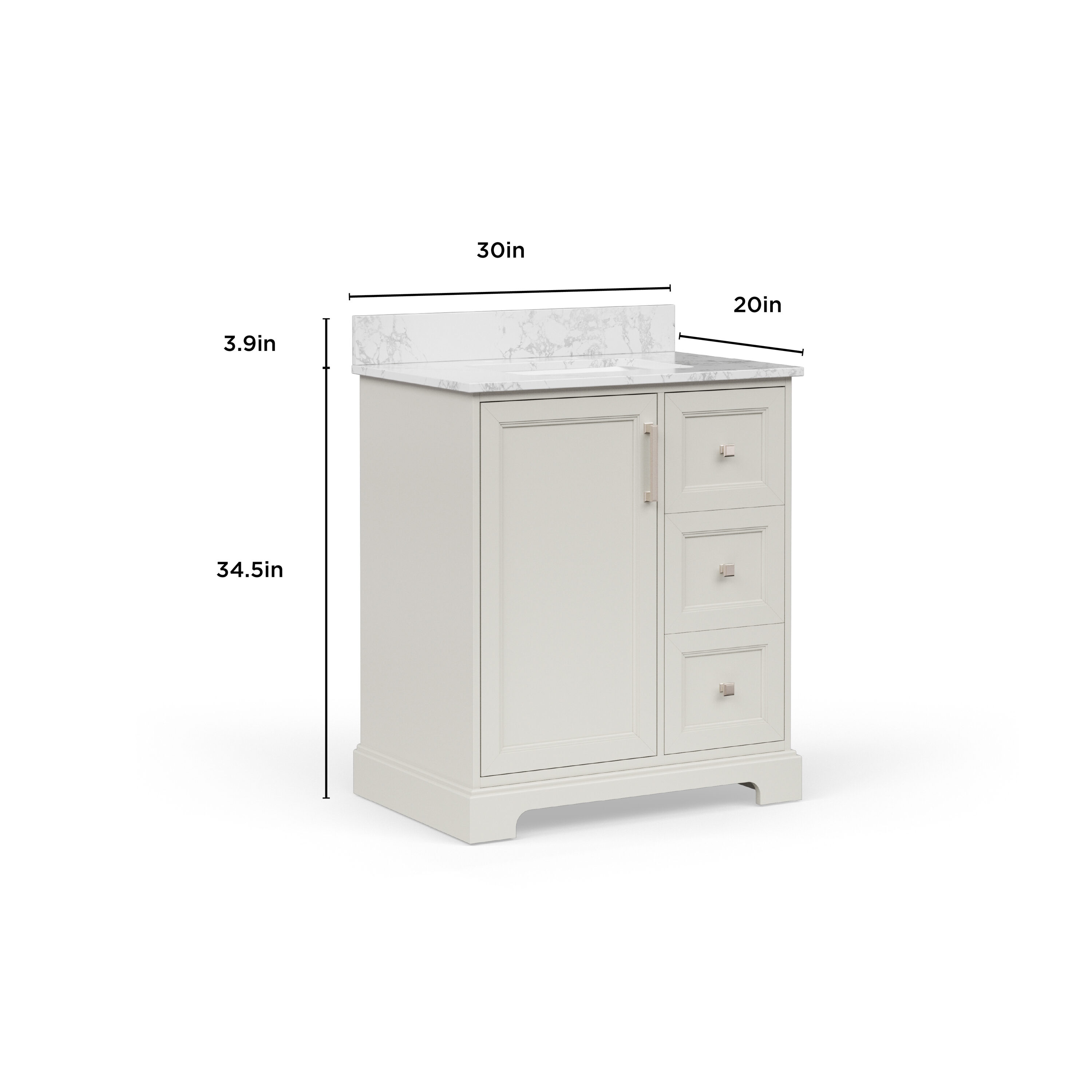 allen + roth LWS30TSVG Bath-Vanity-Combo - View #13