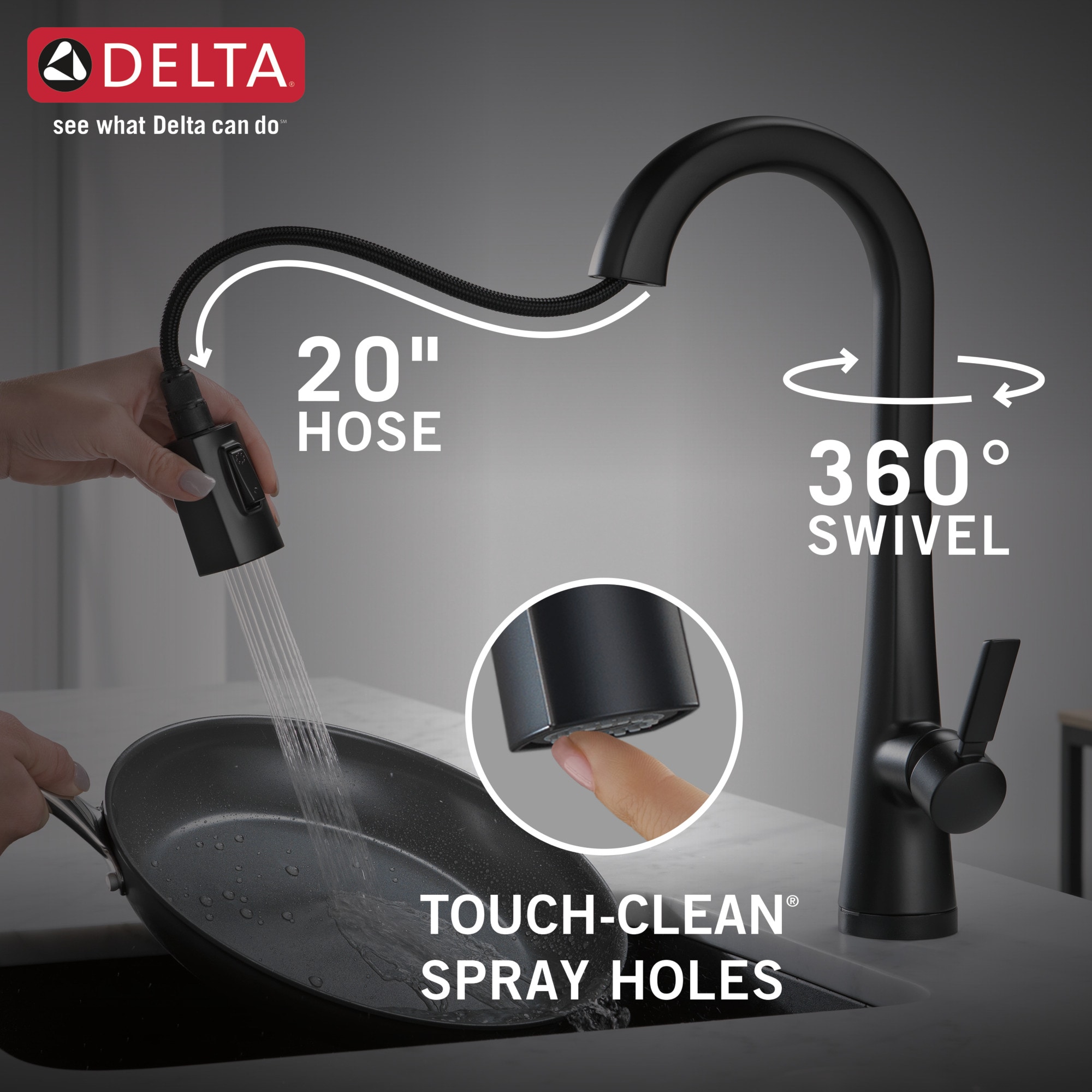 Delta 9991T-BL-DST Kitchen-Faucets - View #9