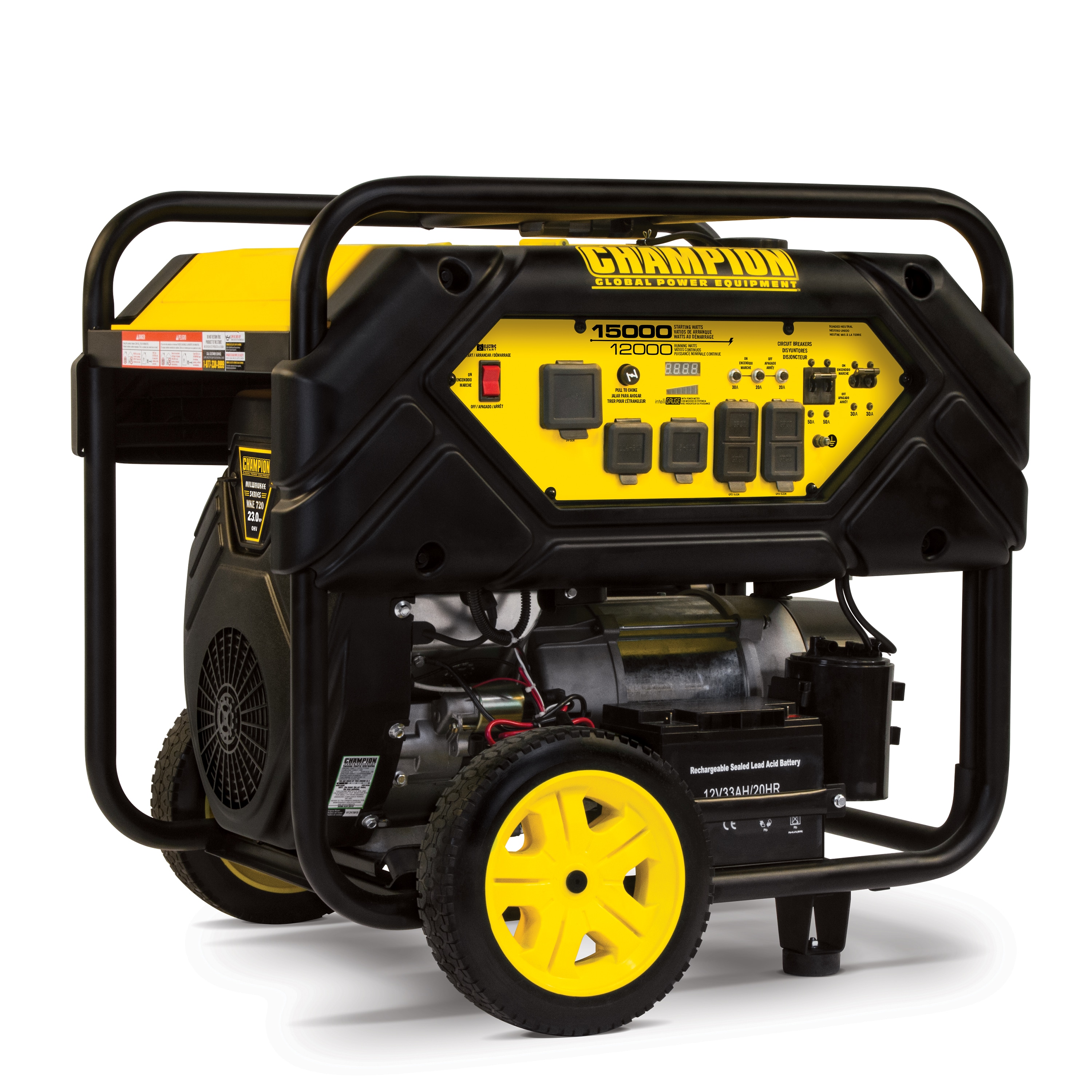 Champion Power Equipment 100111 12000-Watt Single Fuel (Gasoline) Portable Generator