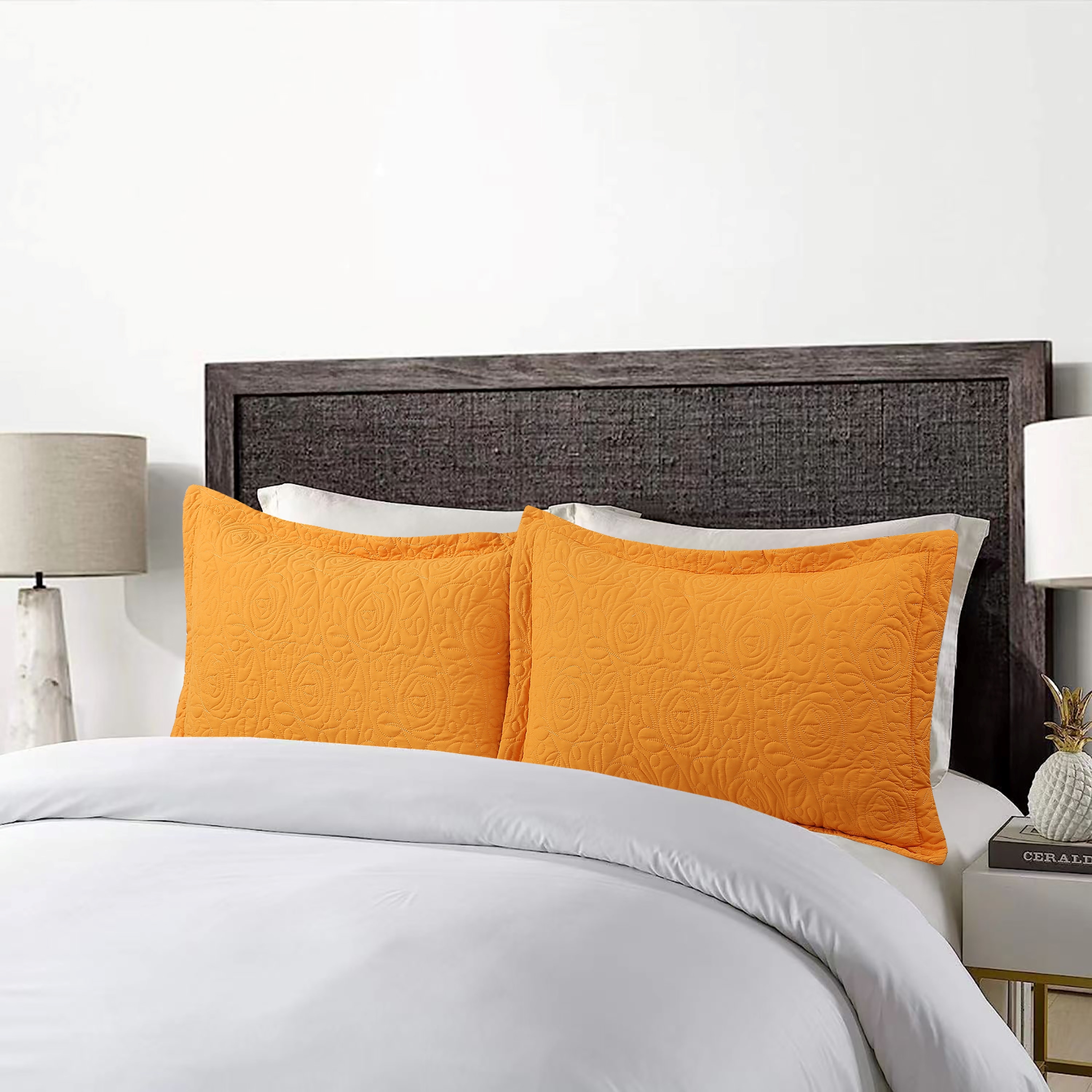 MarCielo SHAM TURMERIC Q Pillow-Cases - View #2