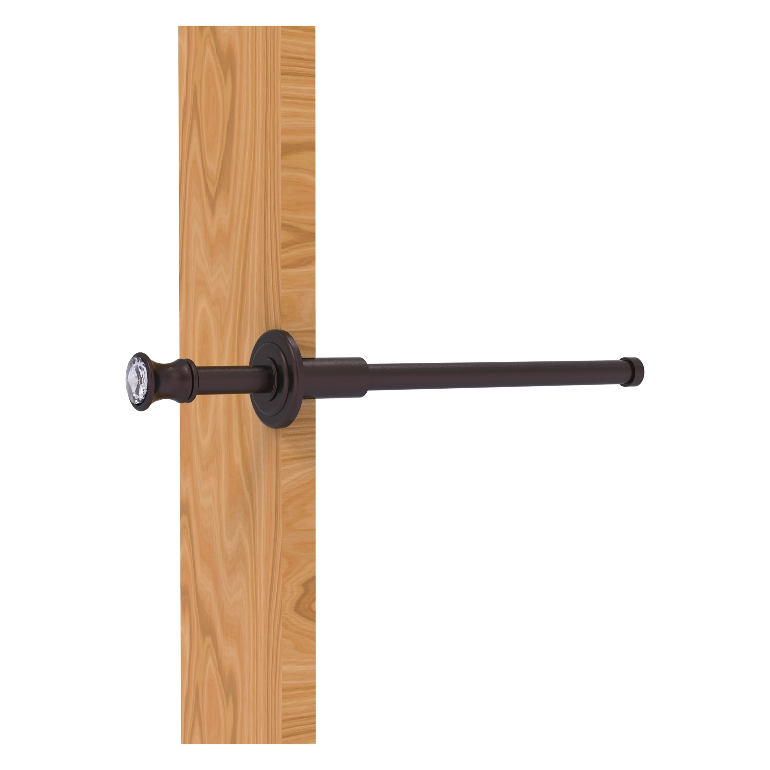 Allied Brass CC-23-ABZ Carolina Crystal Antique Bronze Single -Hook Wall mount Towel Hook