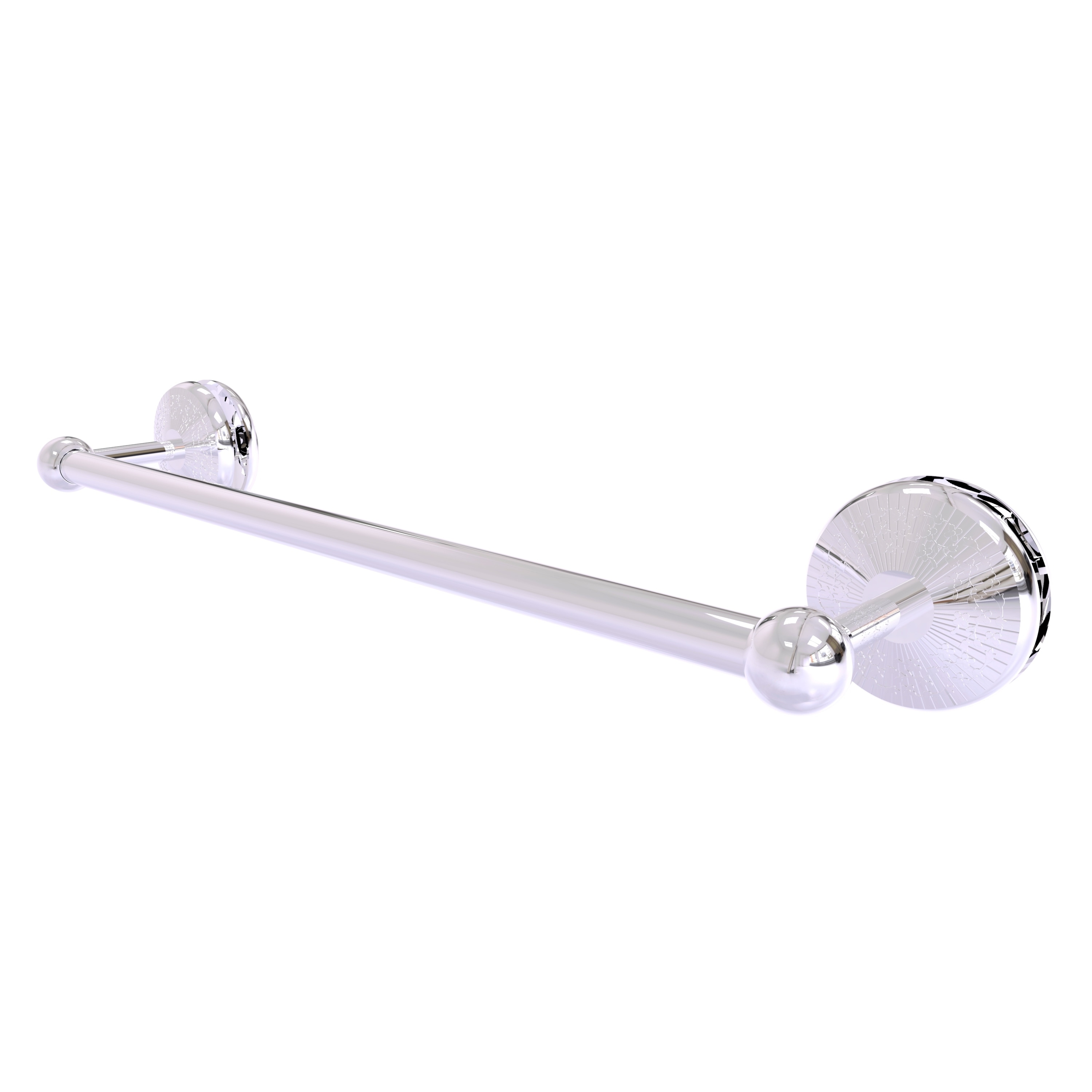 Allied Brass MC-41-SM-18-PC Monte Carlo 18-in Polished Chrome Wall mount Single Towel Bar