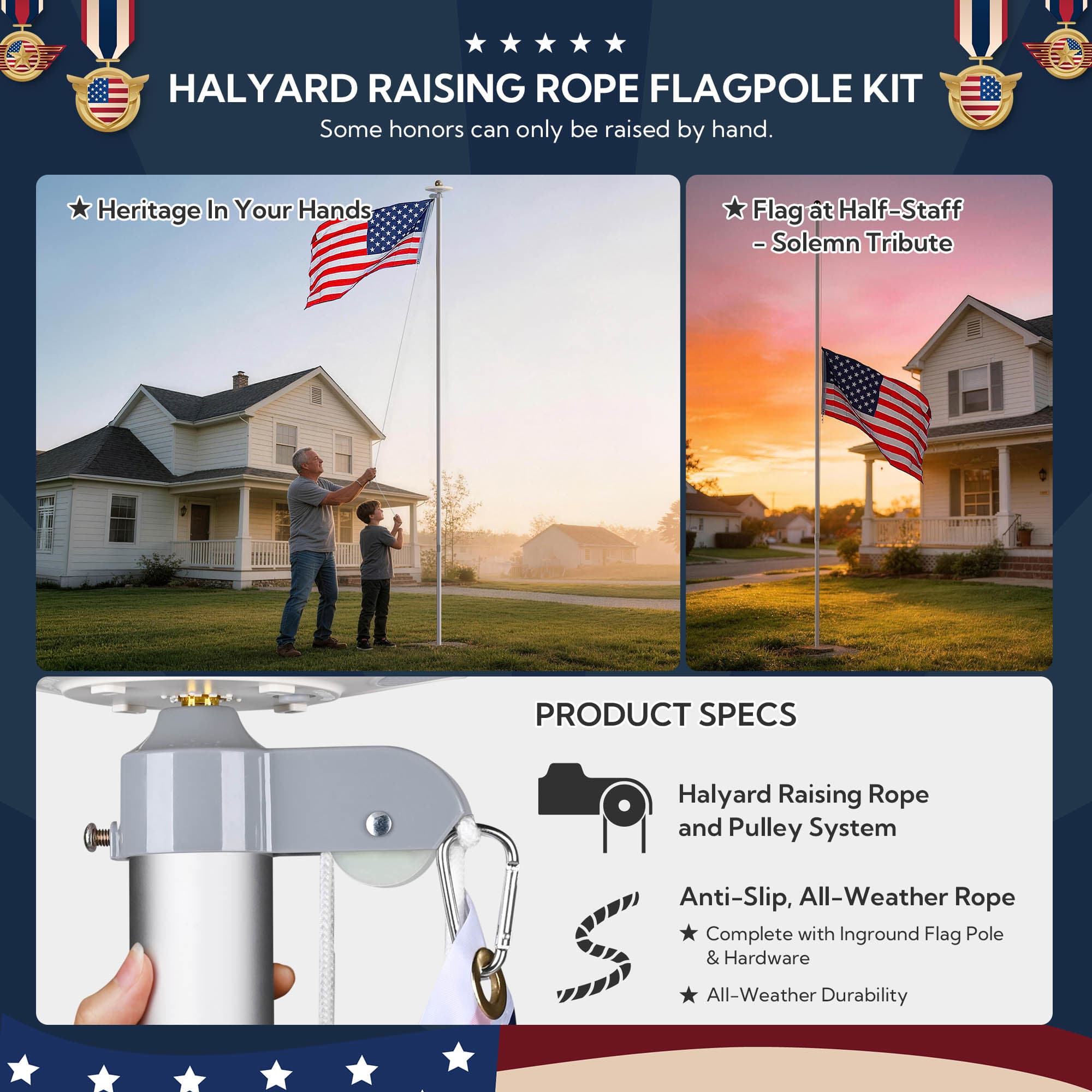 Yescom 22FLPSET033-L3011-LO Flag-Poles - View #5