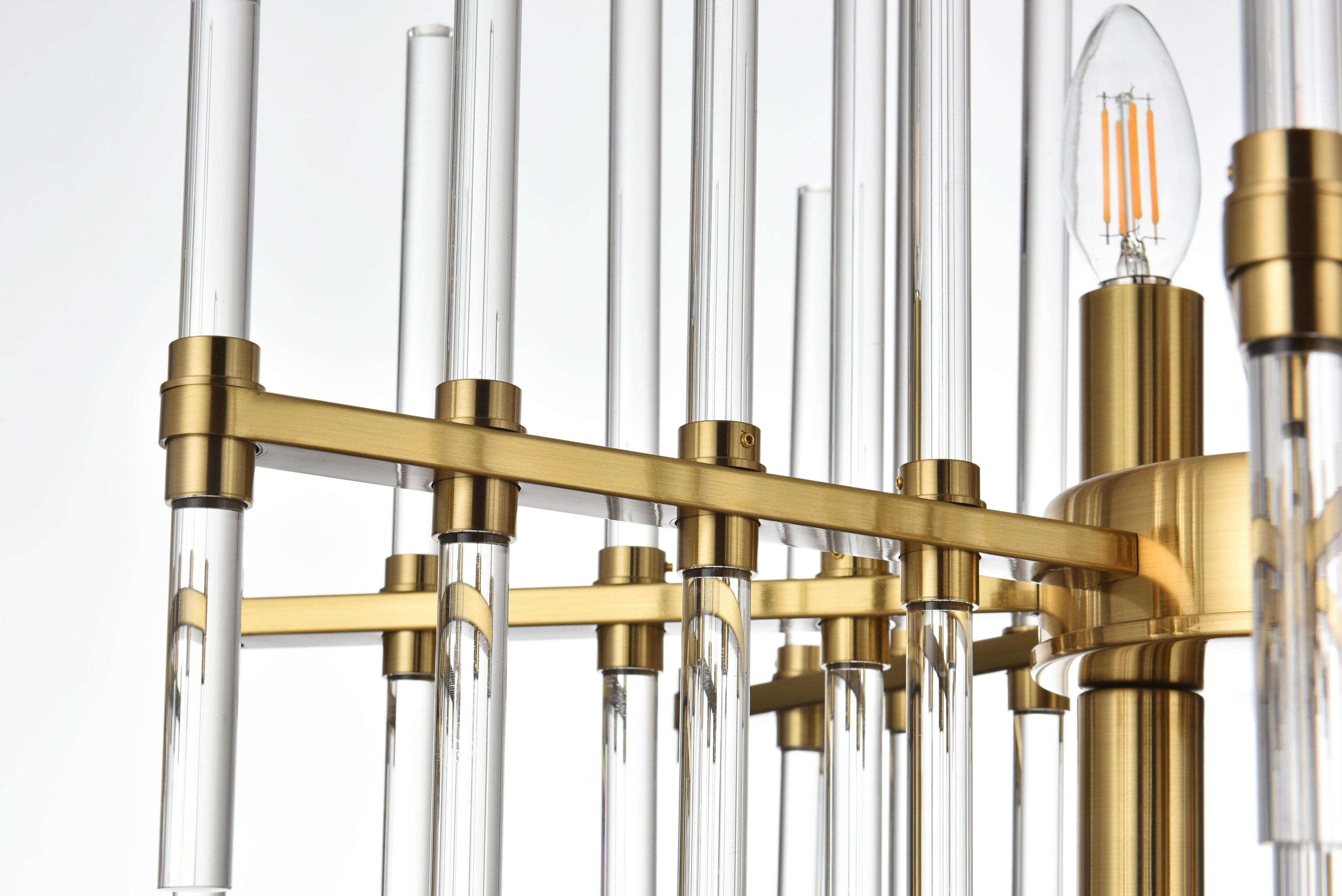 Sienna Gold 6-Light Crystal Pendant Chandelier