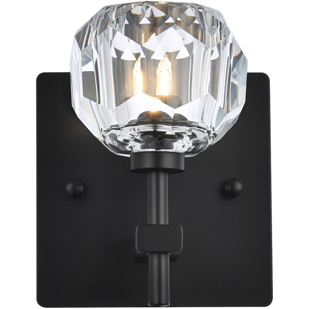  3509W6BK Graham 1 Light 5 inch Black Wall Sconce Wall Light