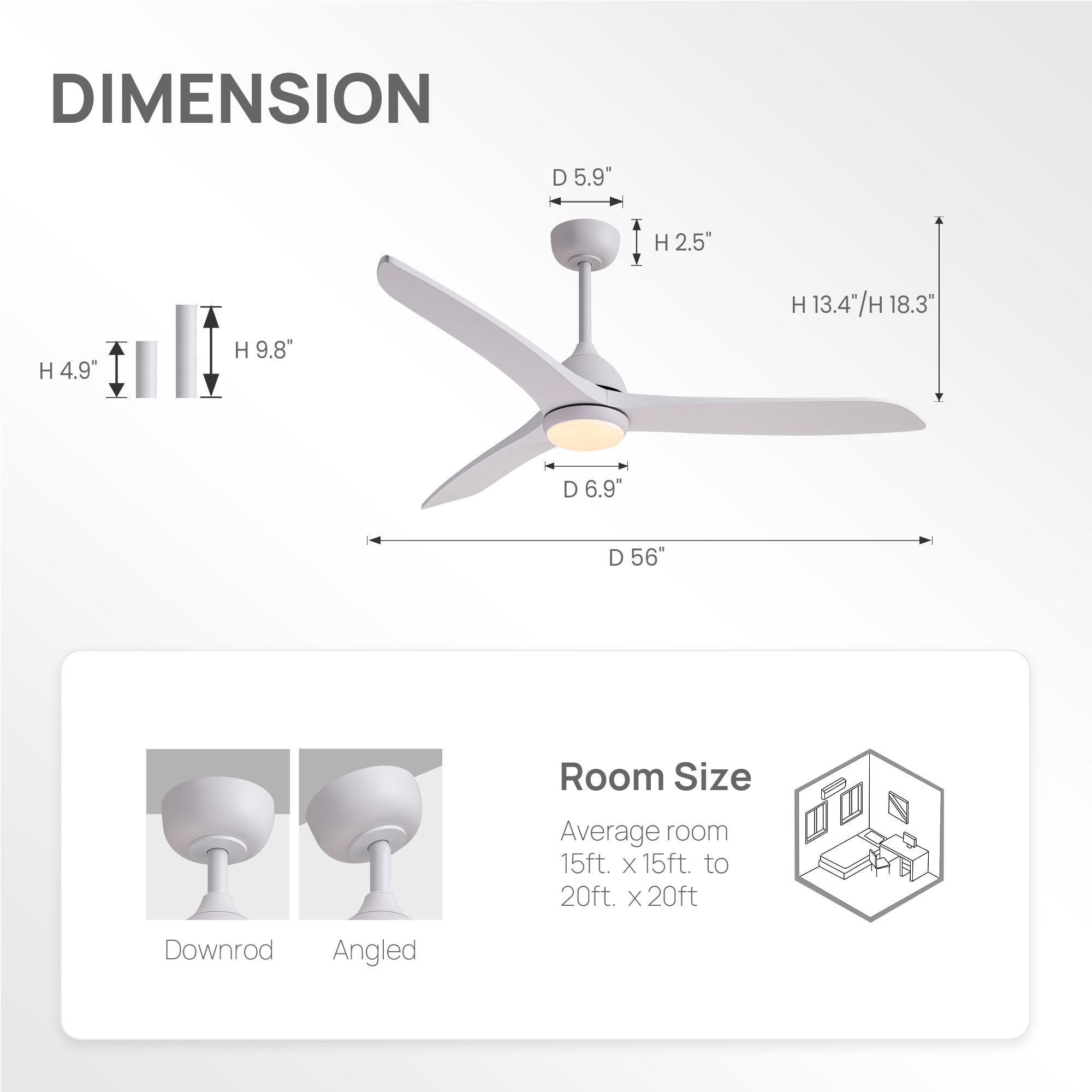 Antoine BLW023 Ceiling-Fans - View #7