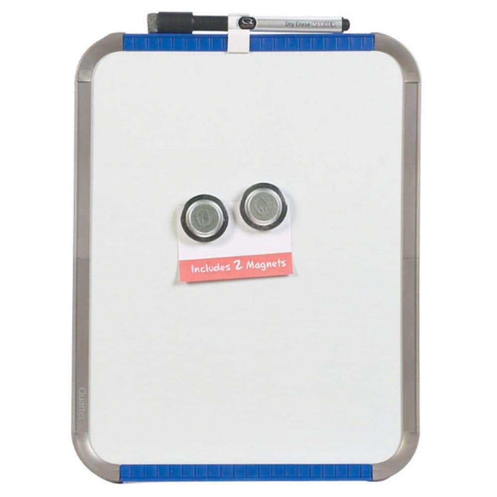 Quartet  Magnetic Self Adhesive Dry Erase Board 11 in. H x 8.5 in. W Plastic Frame Random Color Sent