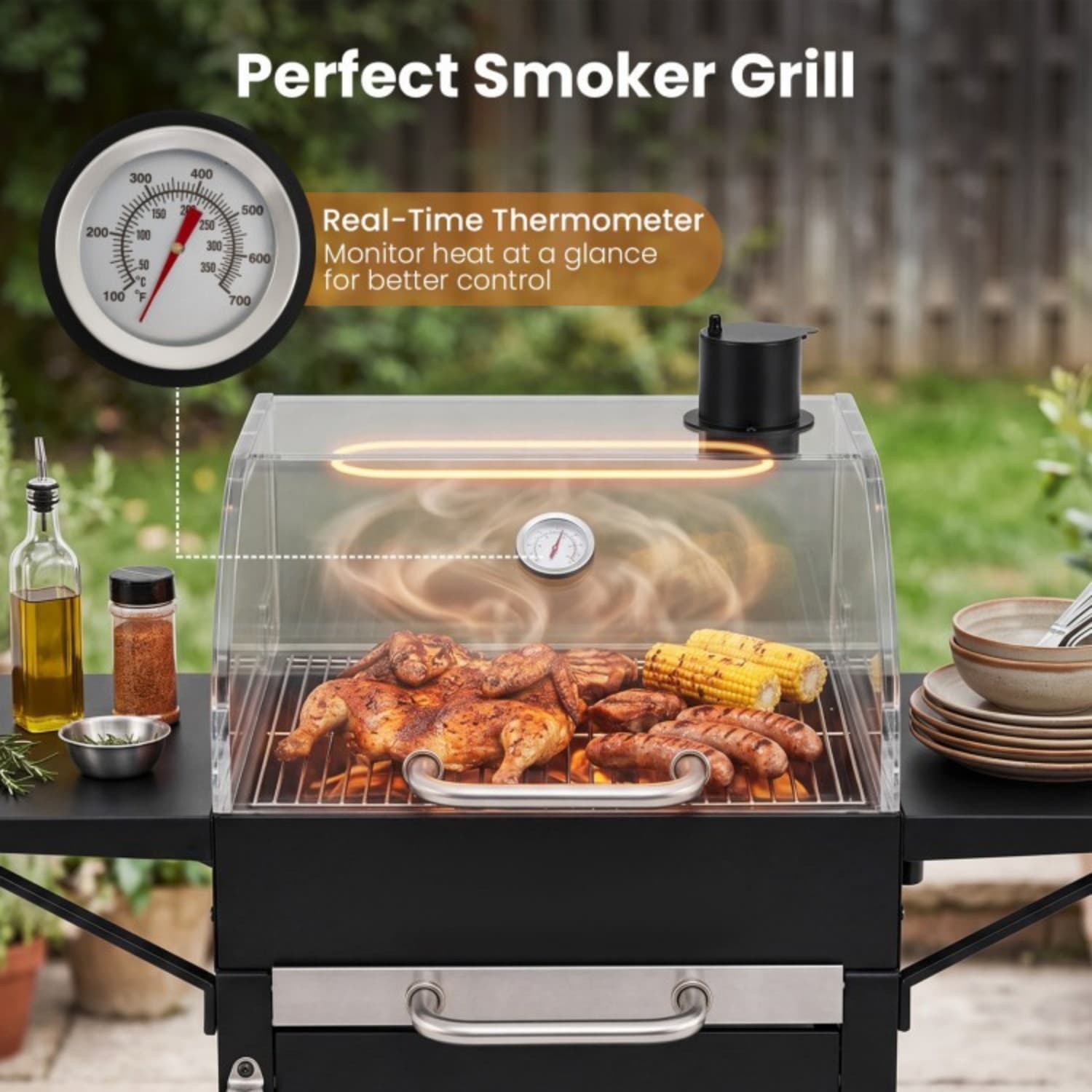 GZMR GZ-W22298 Charcoal-Grills - View #4