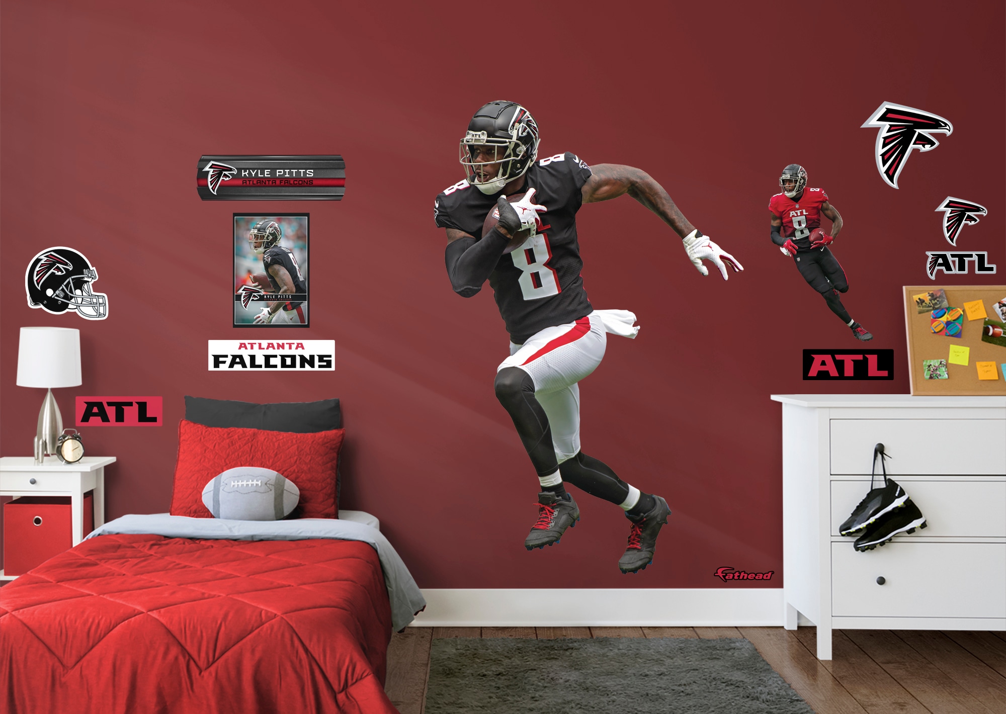 Fathead 1900-02802-001 32-Inches W x 50-Inches H Self-adhesive Multiple colors/finishes Sports Wall Decal