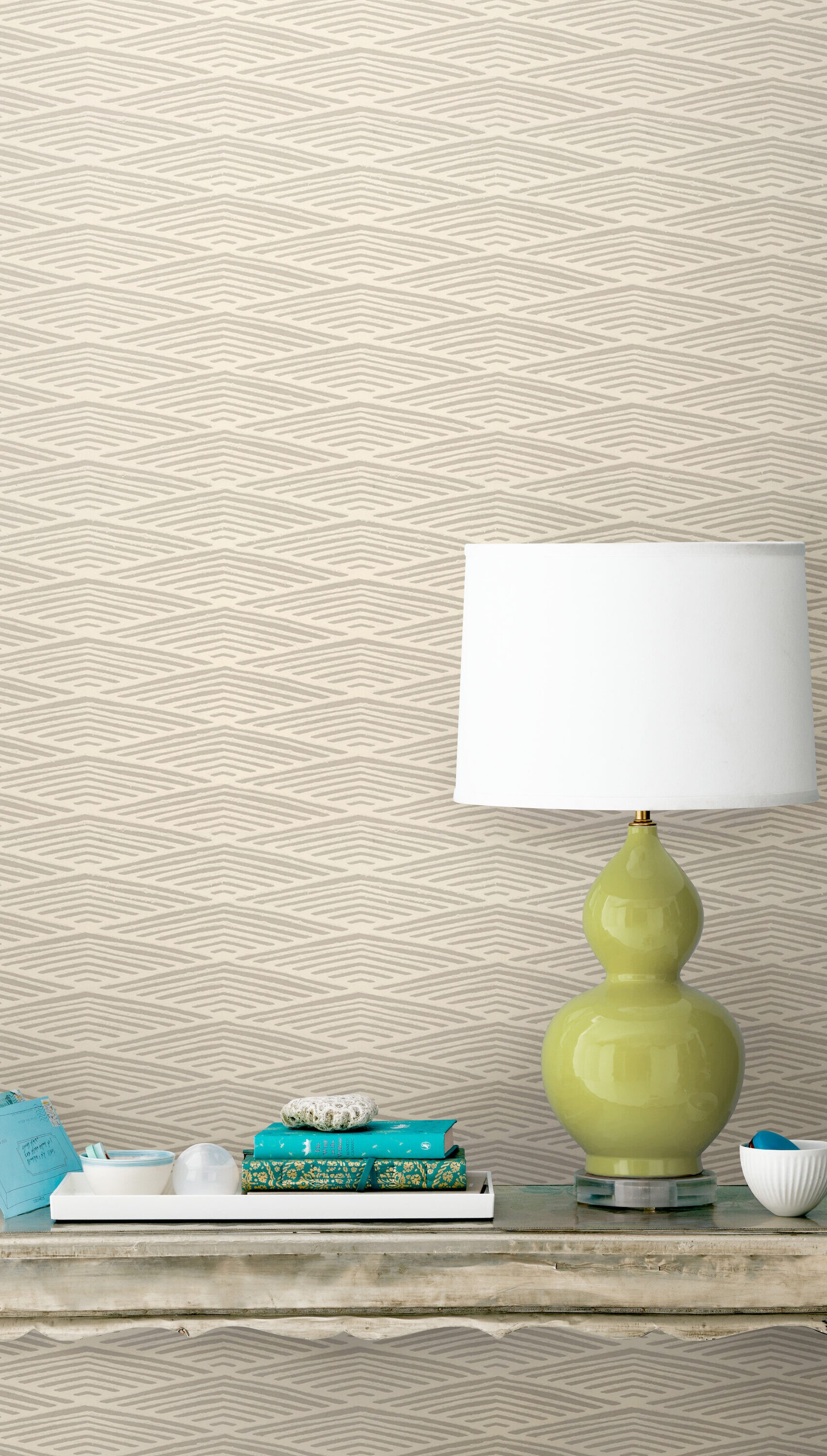 York Wallcoverings Ronald Redding Handcrafted Naturals 60.8-sq Ft Gray ...