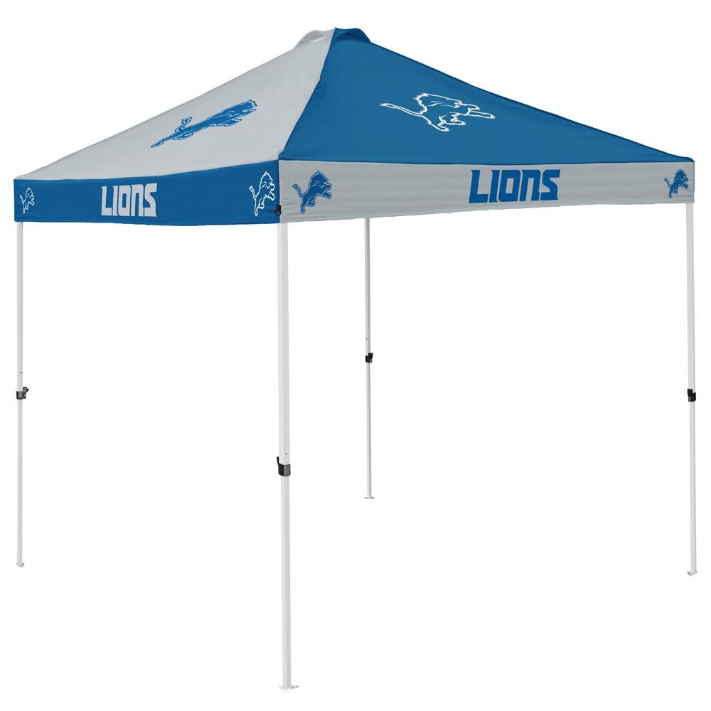 logobrands Detroit Lions Tailgate Canopy Tent Table & Chairs Set 