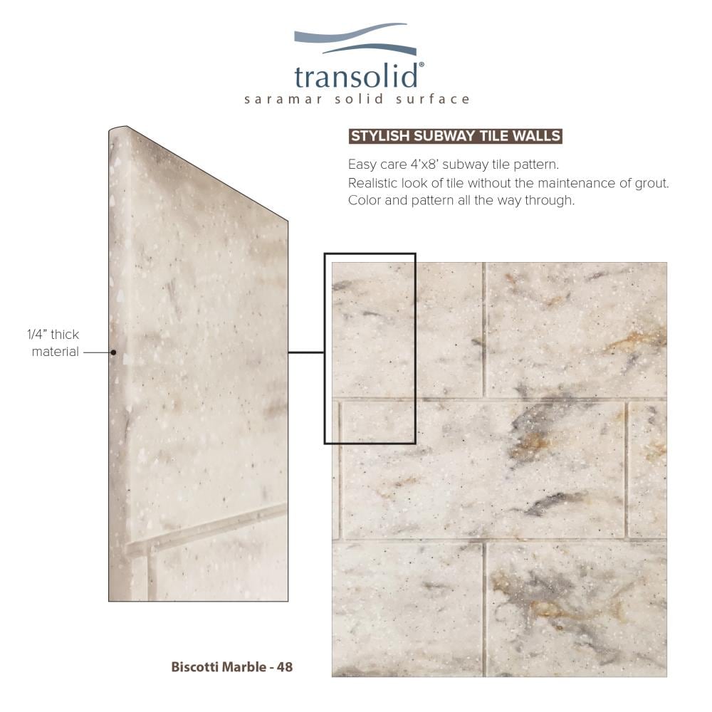Transolid SWK483672-48 Shower-Wall-Surrounds - View #6
