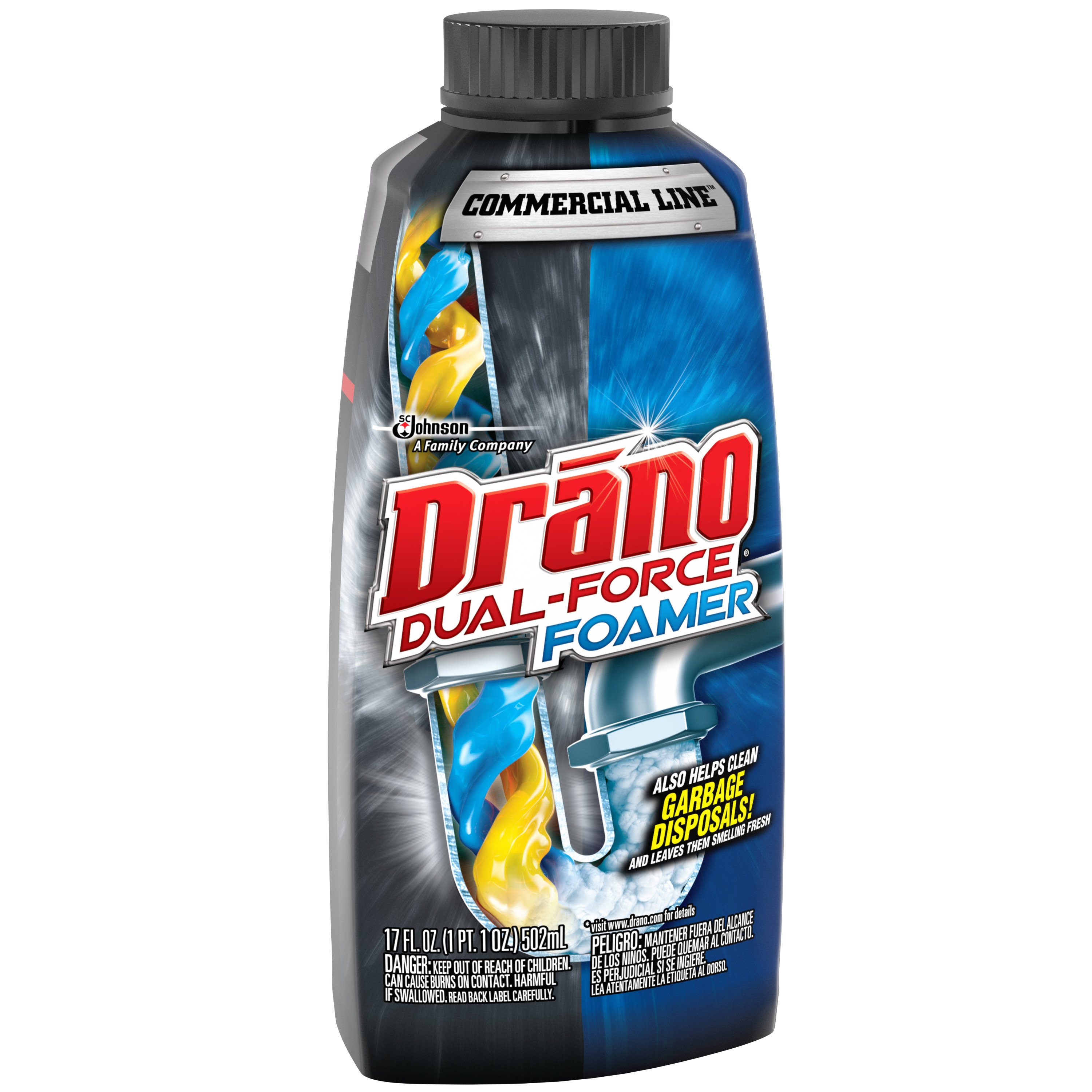 Drano Dual Force Foamer Clog Remover fl oz Drain Cleaner 610455 at Lowes