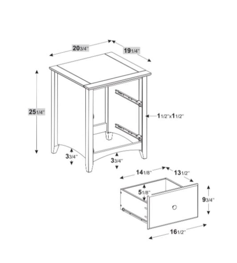 Camaflexi SHK225 nightstands - View #5