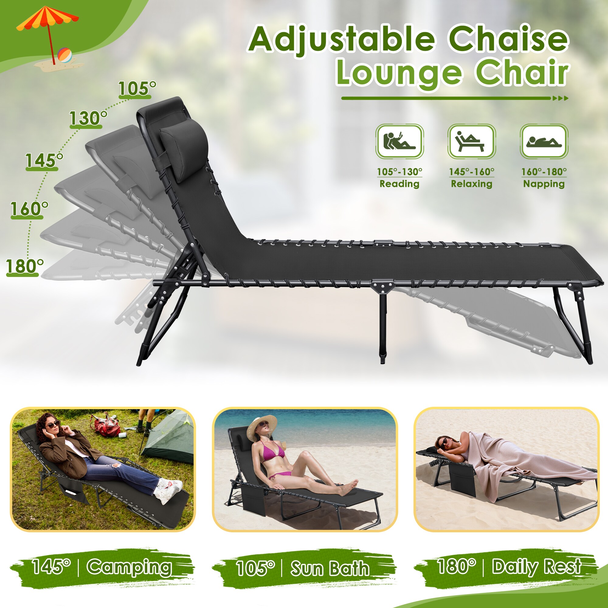 Vineego LS-LCSL23-0340-BK Patio-Chairs - View #5