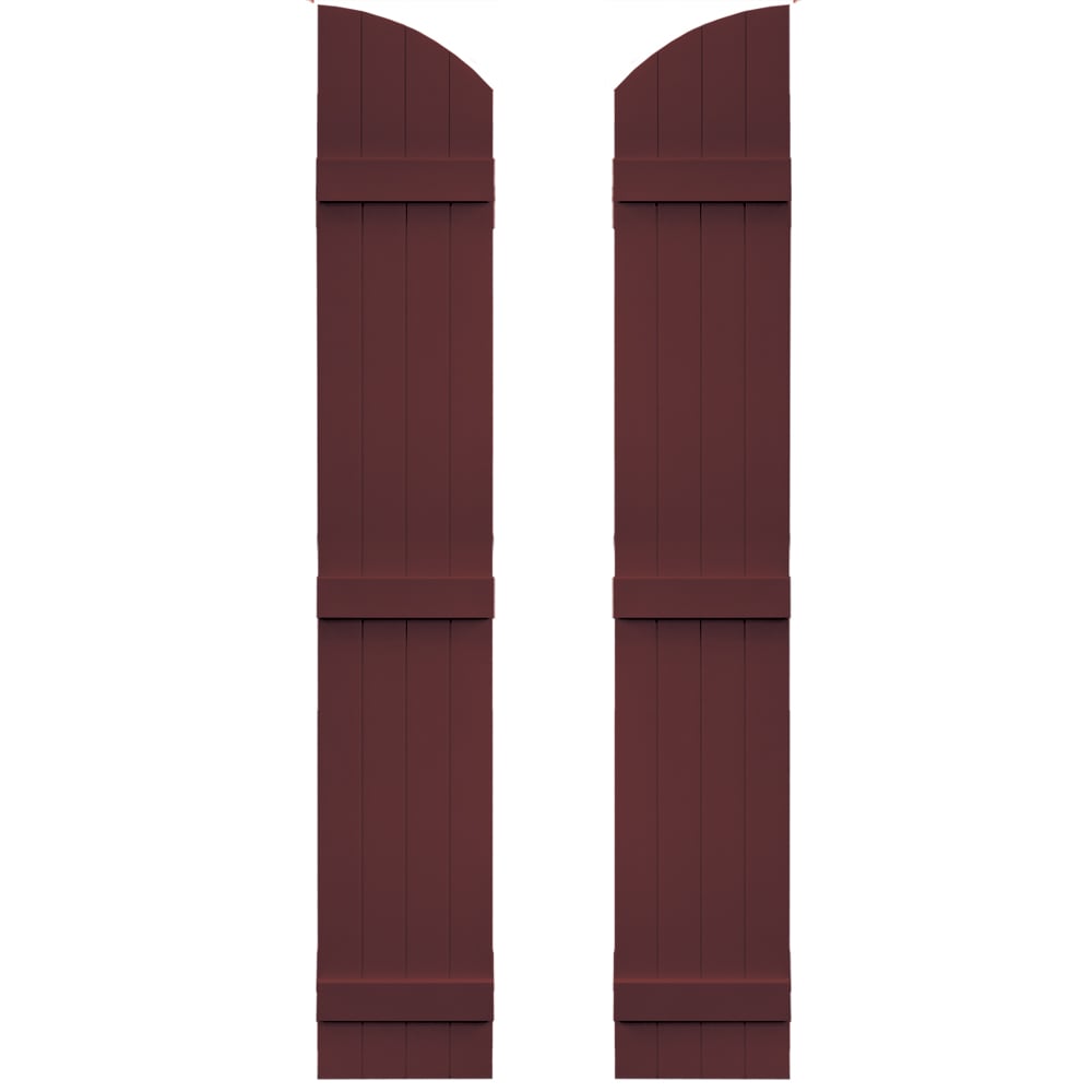Vantage V5931485167 13.875-in W x 85-in H Cranberry Exterior Shutters
