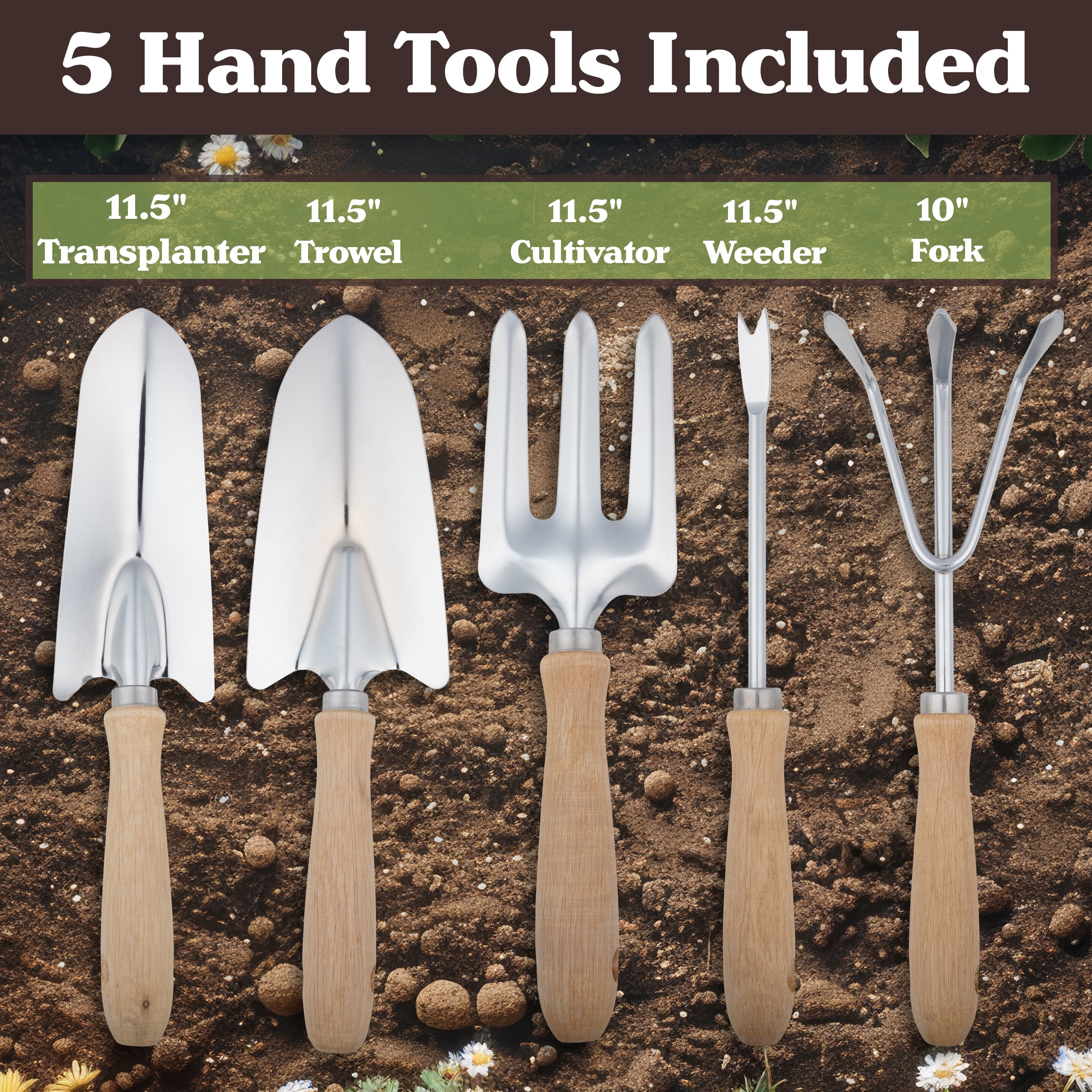 Nature Spring 246155ZNJ Garden-Hand-Tool-Kits - View #2