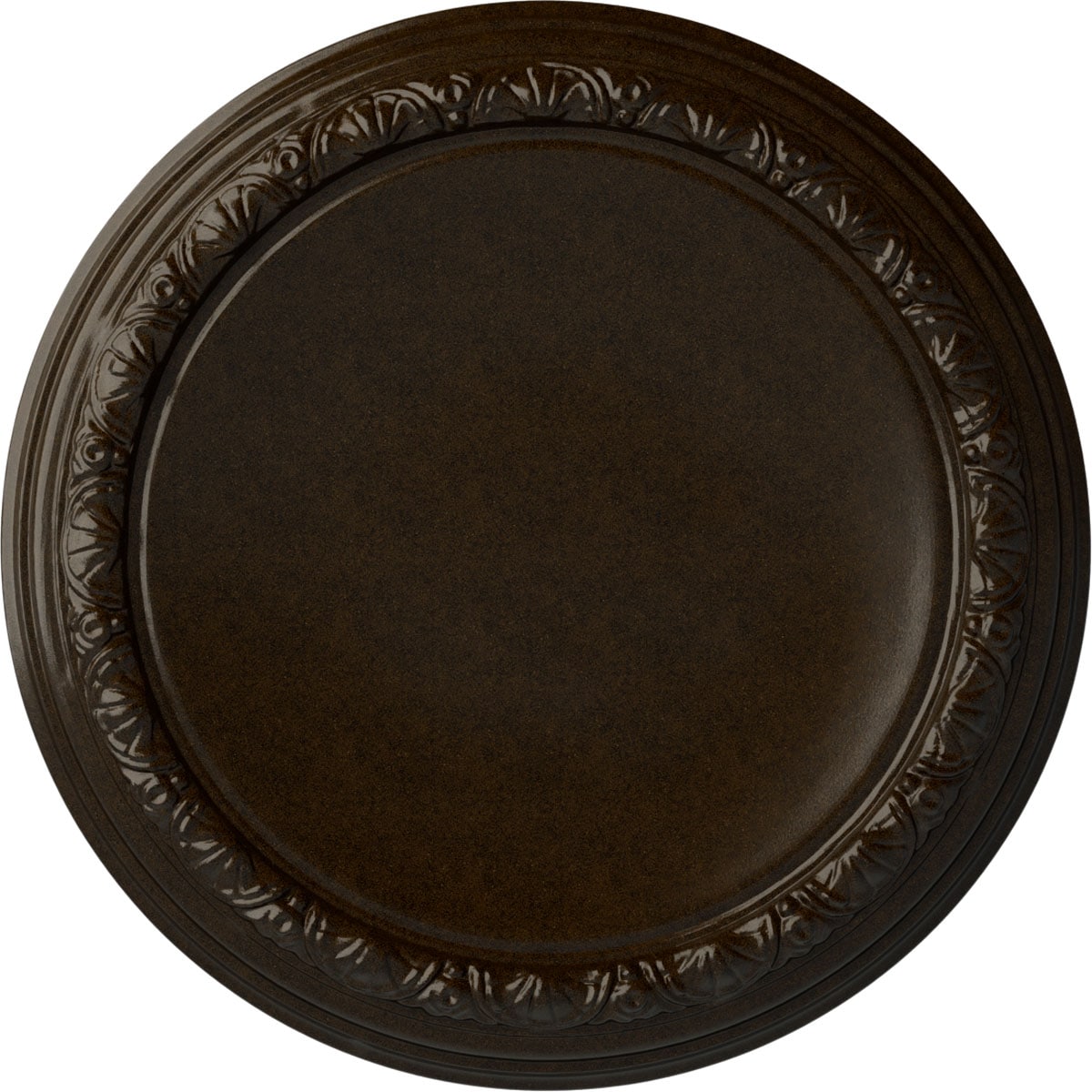 Ekena Millwork CM19CABZS Carlsbad 19.5-in W x 19.5-in L Painted Bronze Polyurethane Whole Ceiling Medallion