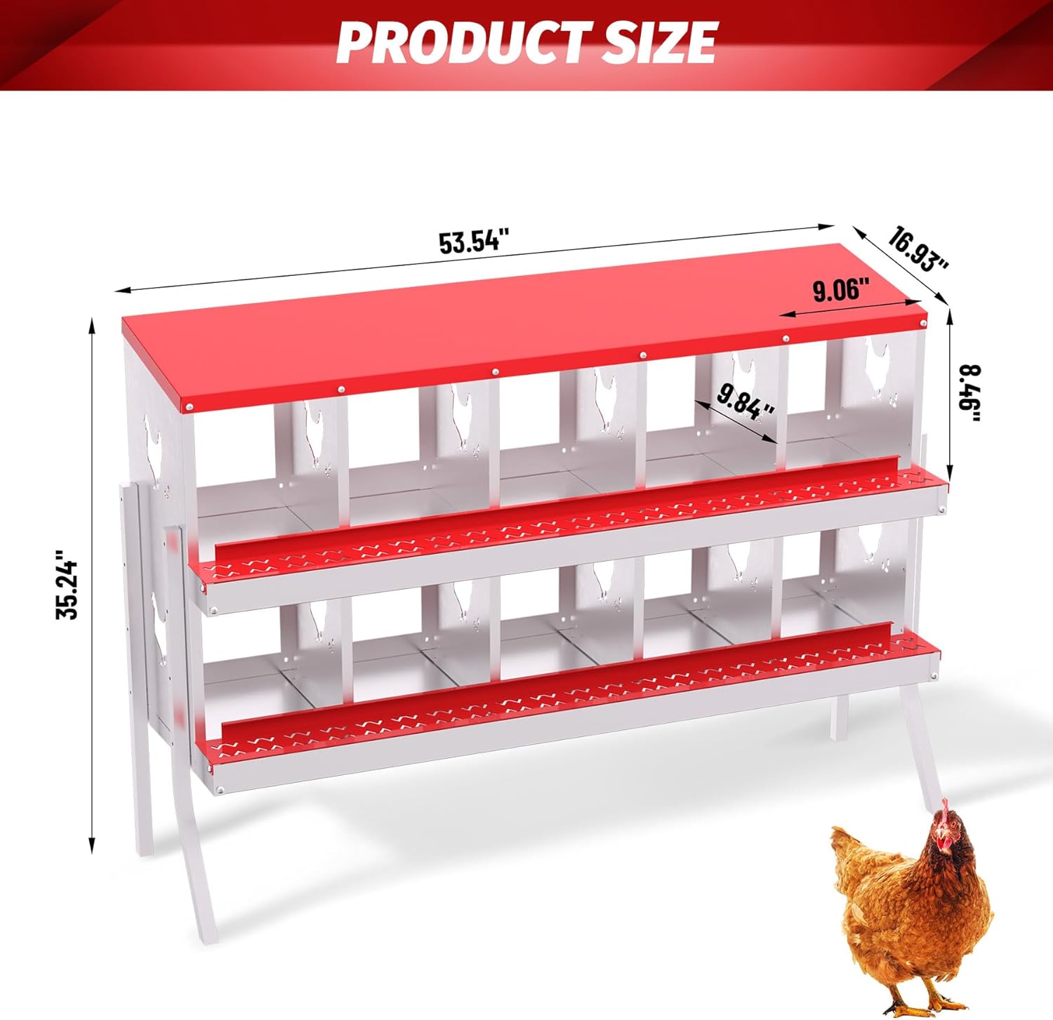Qeetex GGL-PHO-348SF9XM Chicken-Coops-Rabbit-Hutches - View #5
