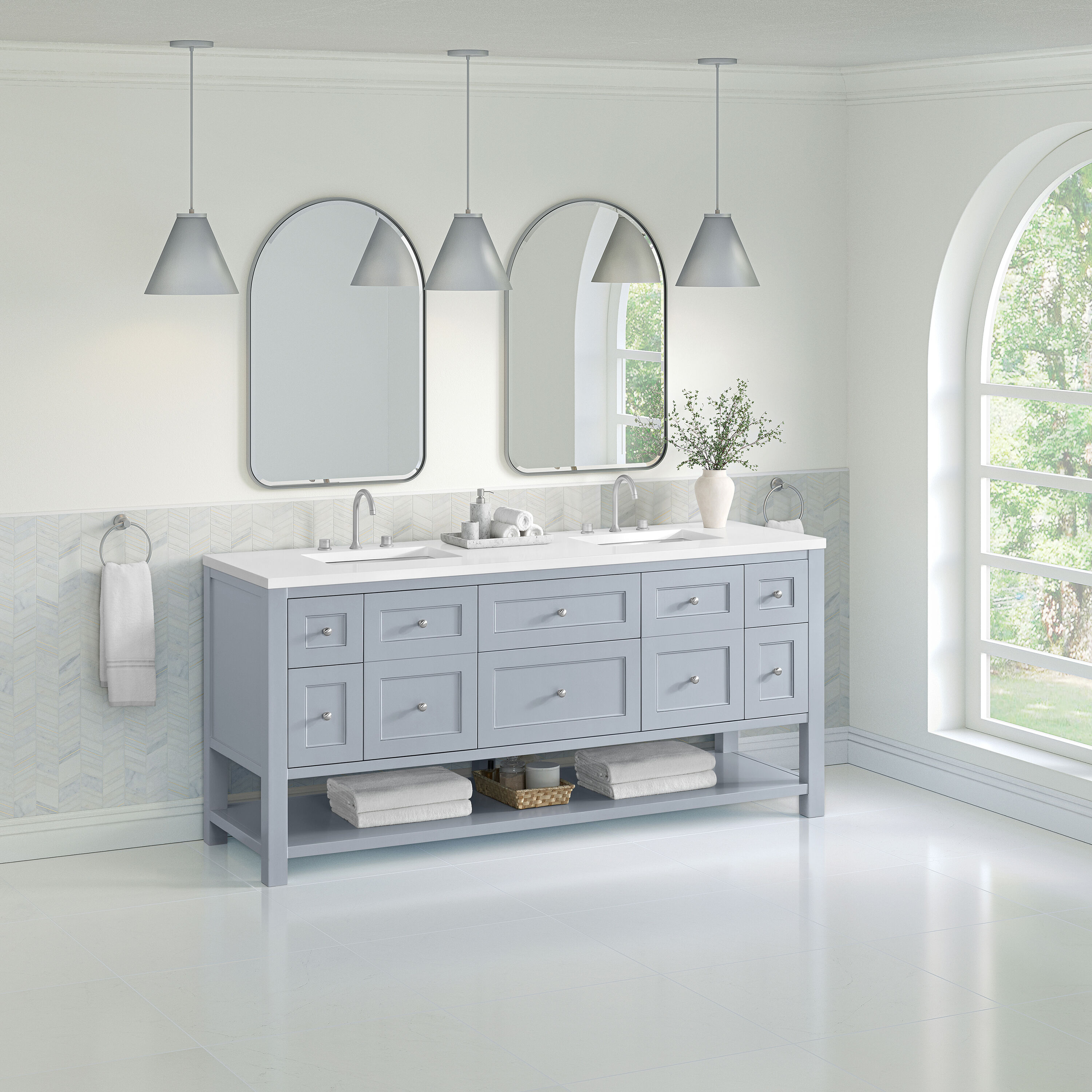 James Martin Vanities 330-V72-SRB-3WZ Bath-Vanity-Combo - View #4