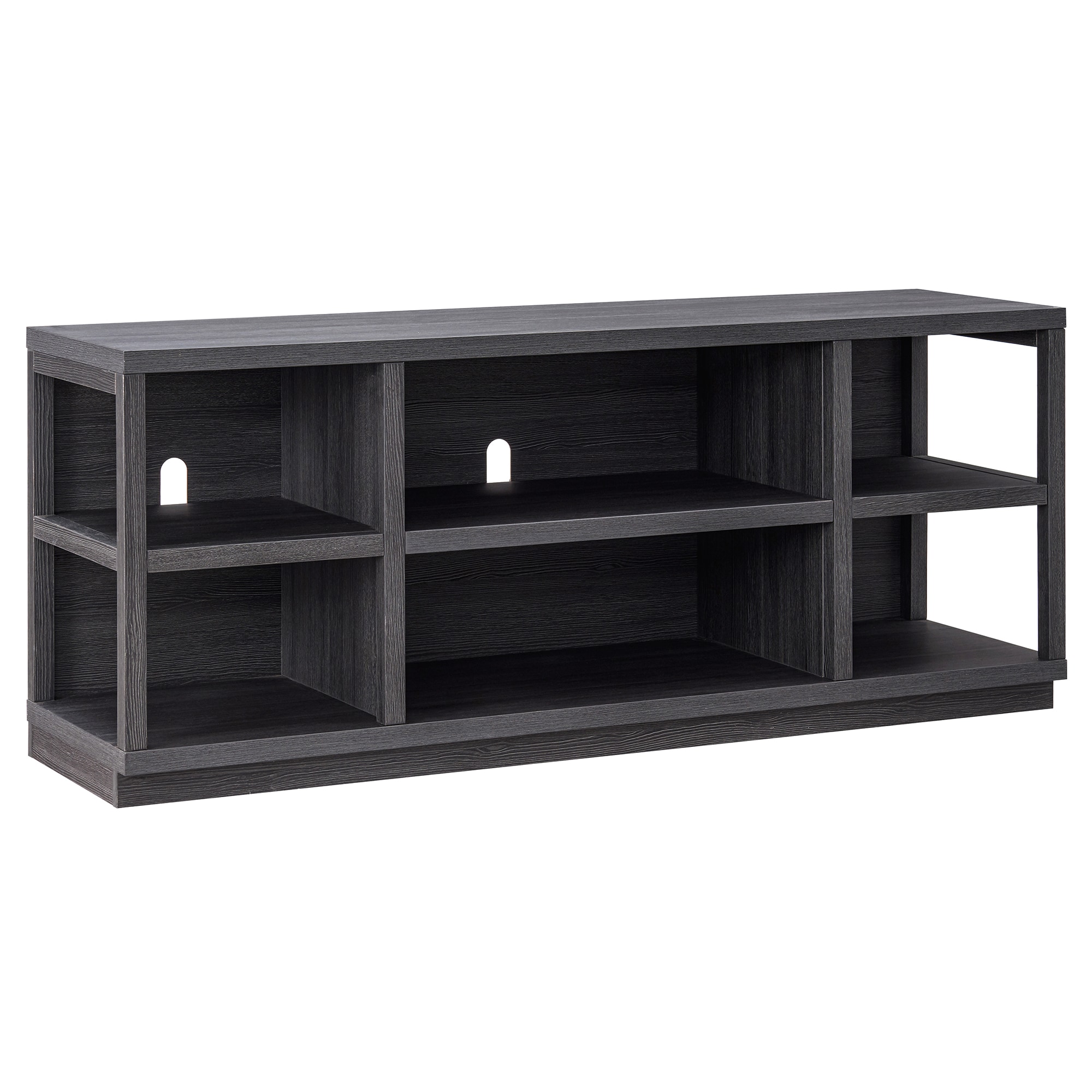 Hailey Home TV1174 Freya Modern/Contemporary Charcoal Gray TV stand ( Accommodates TVs up to 70-in )
