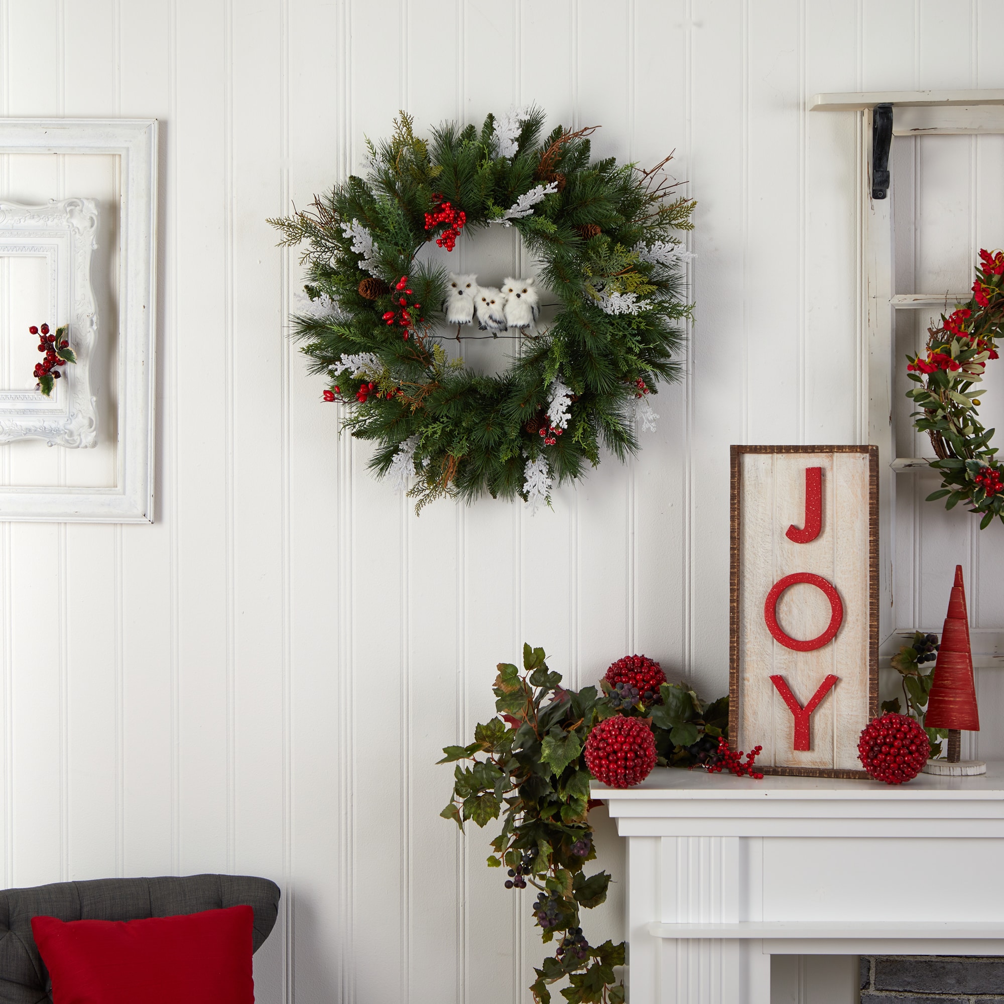 Nearly Natural W1277 Artificial-Christmas-Wreaths - View #5