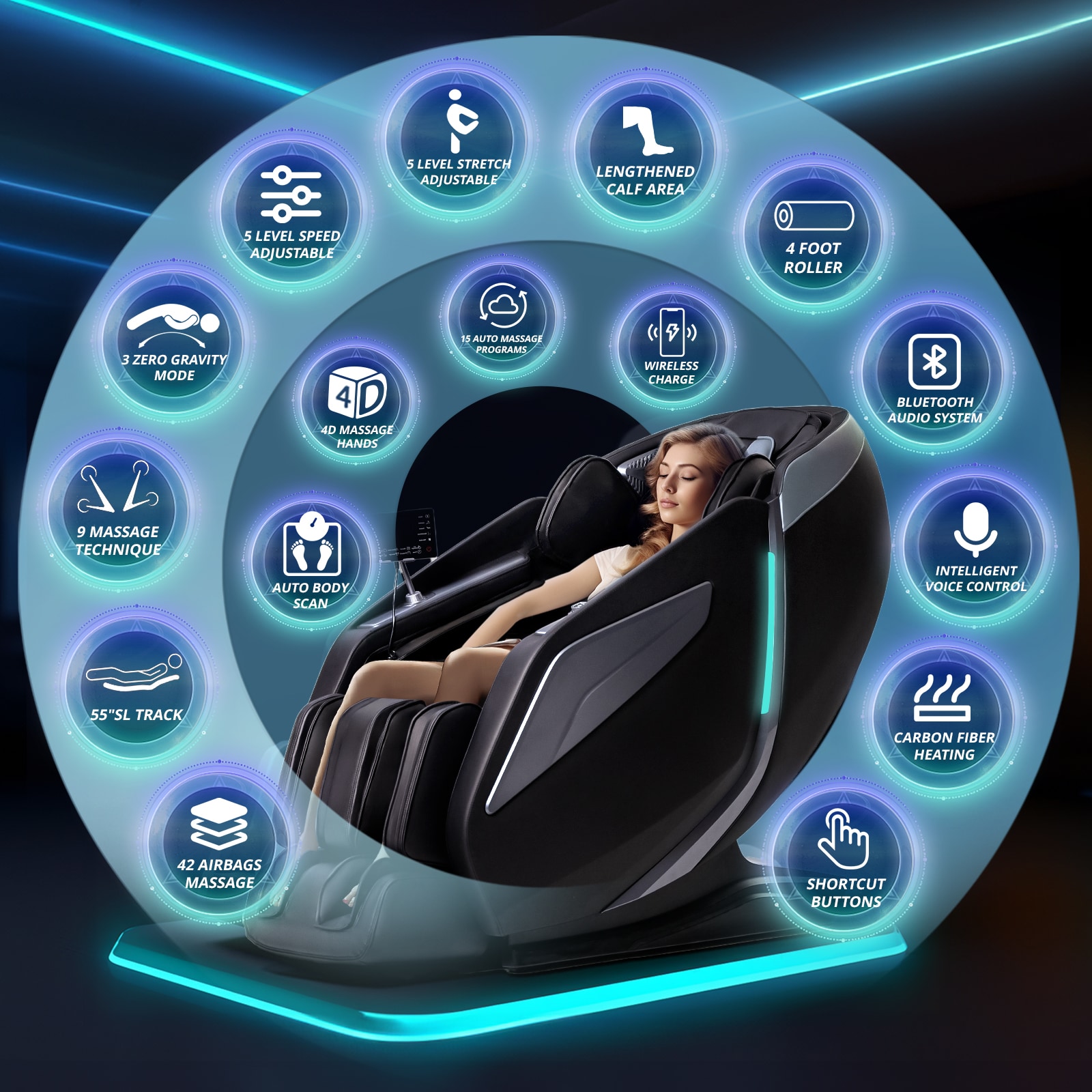 LTMATE LSA337-BLACK recliners - View #2