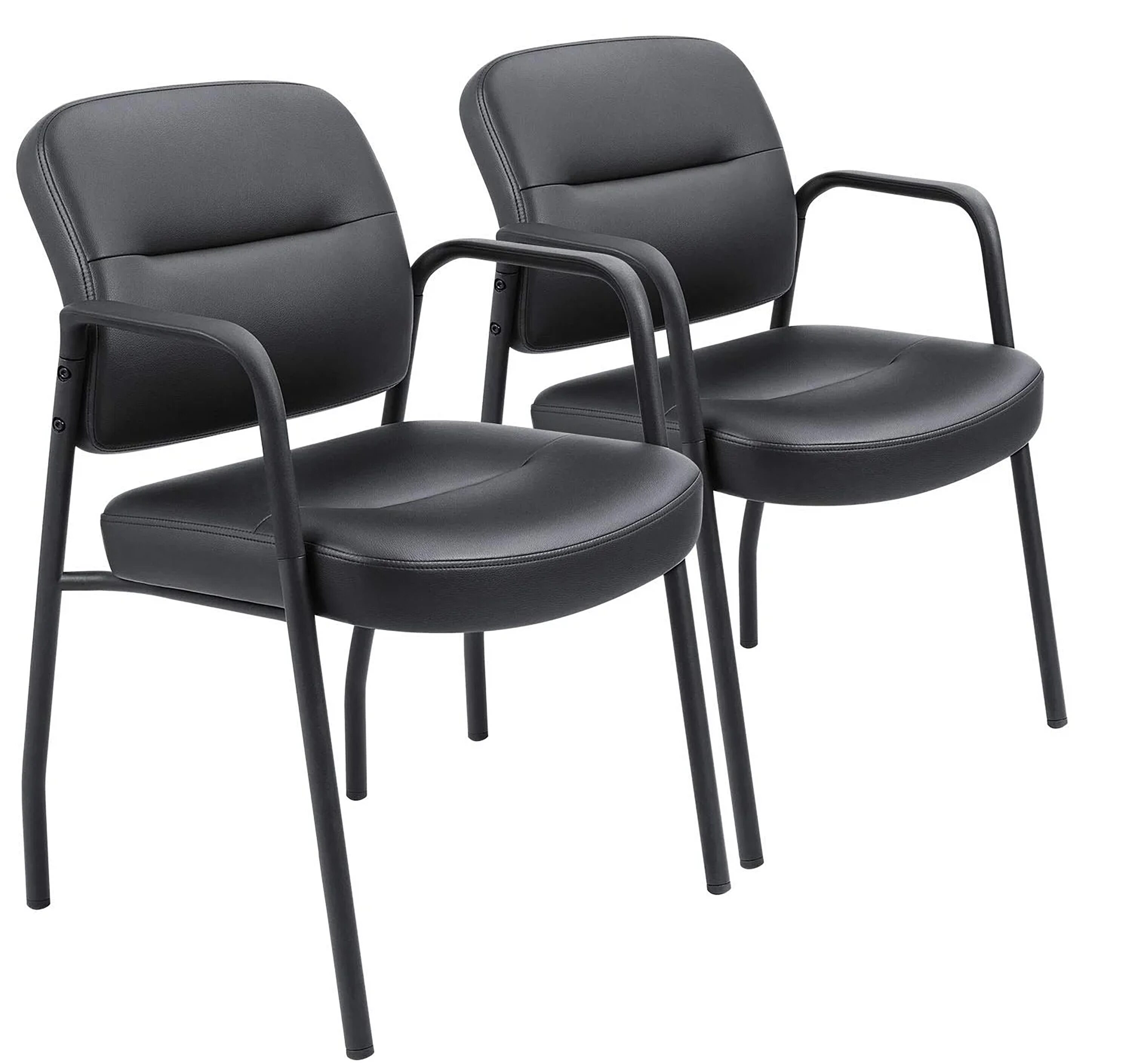 Faux leather waiting room chairs discount