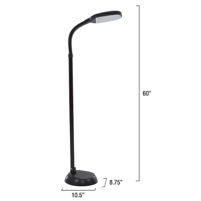 Natural Daylight Led Floor Lamp, Led Arc Floor Lamp With 3 Brightness Levels