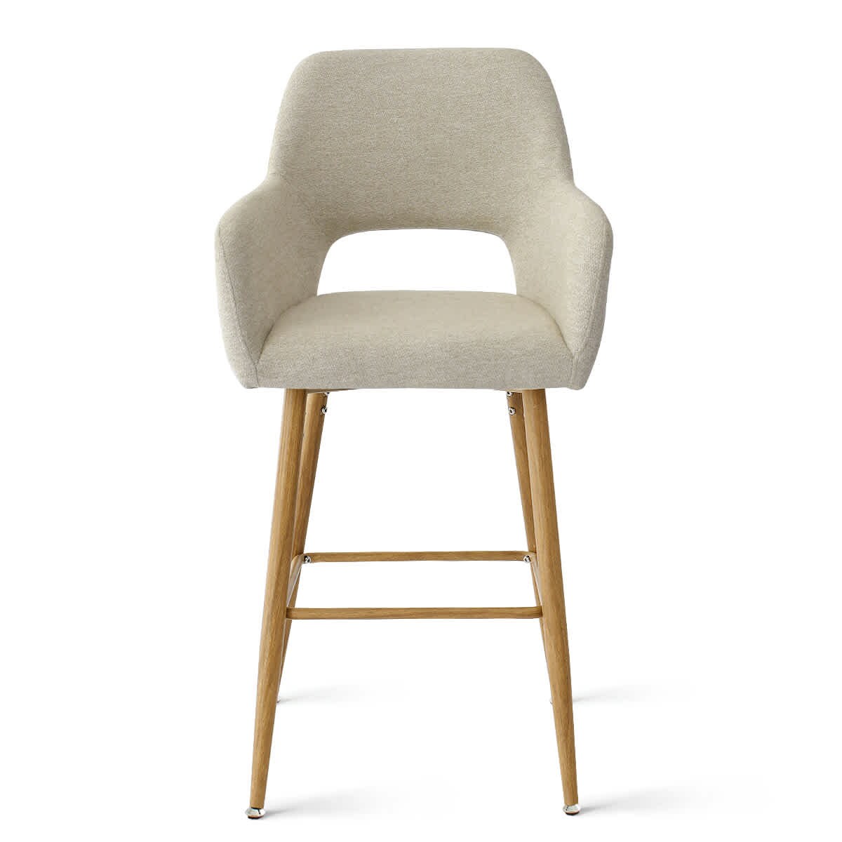 Maison Boucle ATLANTA-ARM-MB-BEIGE stools - View #5